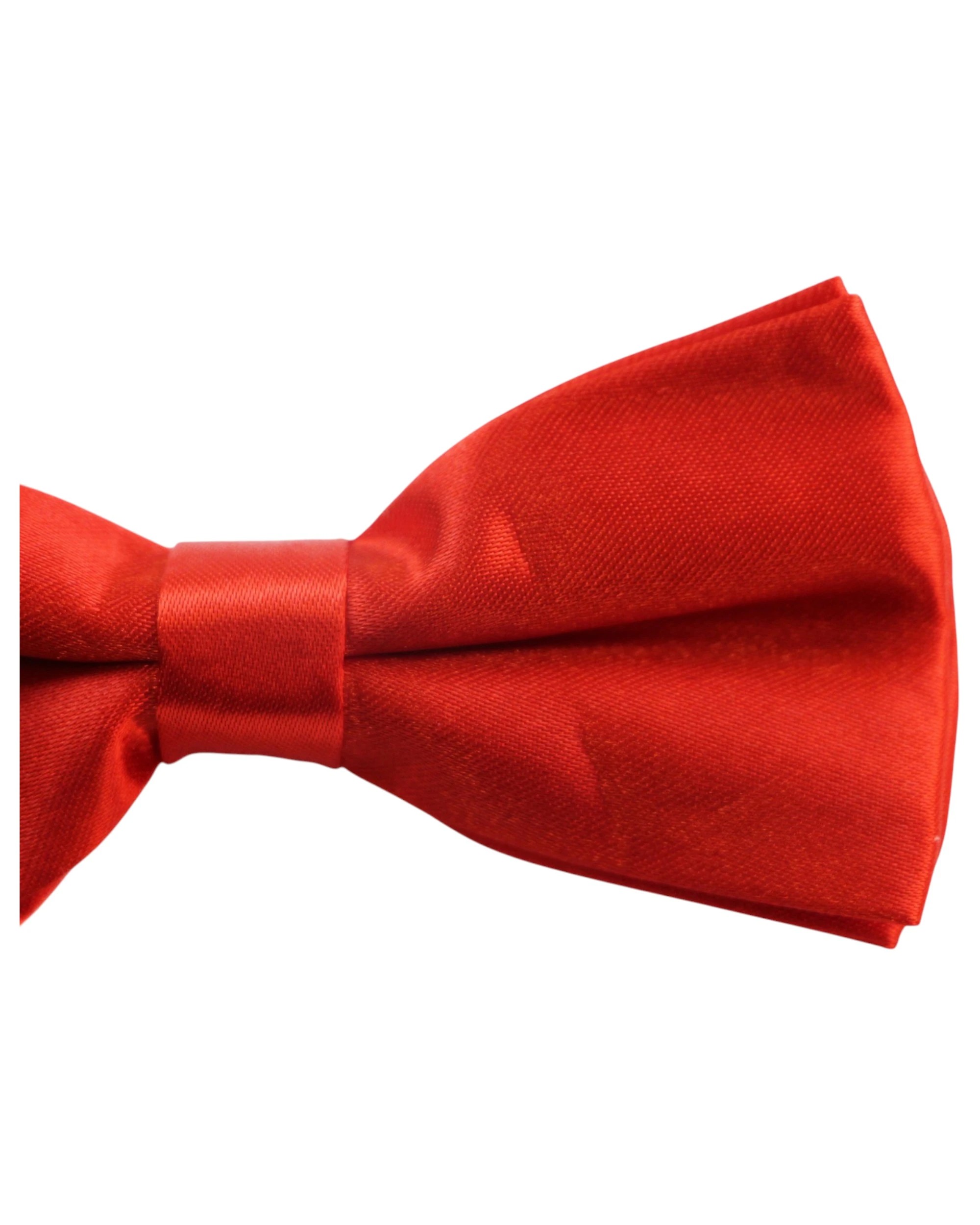 3 Zasel Boys Red Orange Plain Bow Tie, 3 of 3