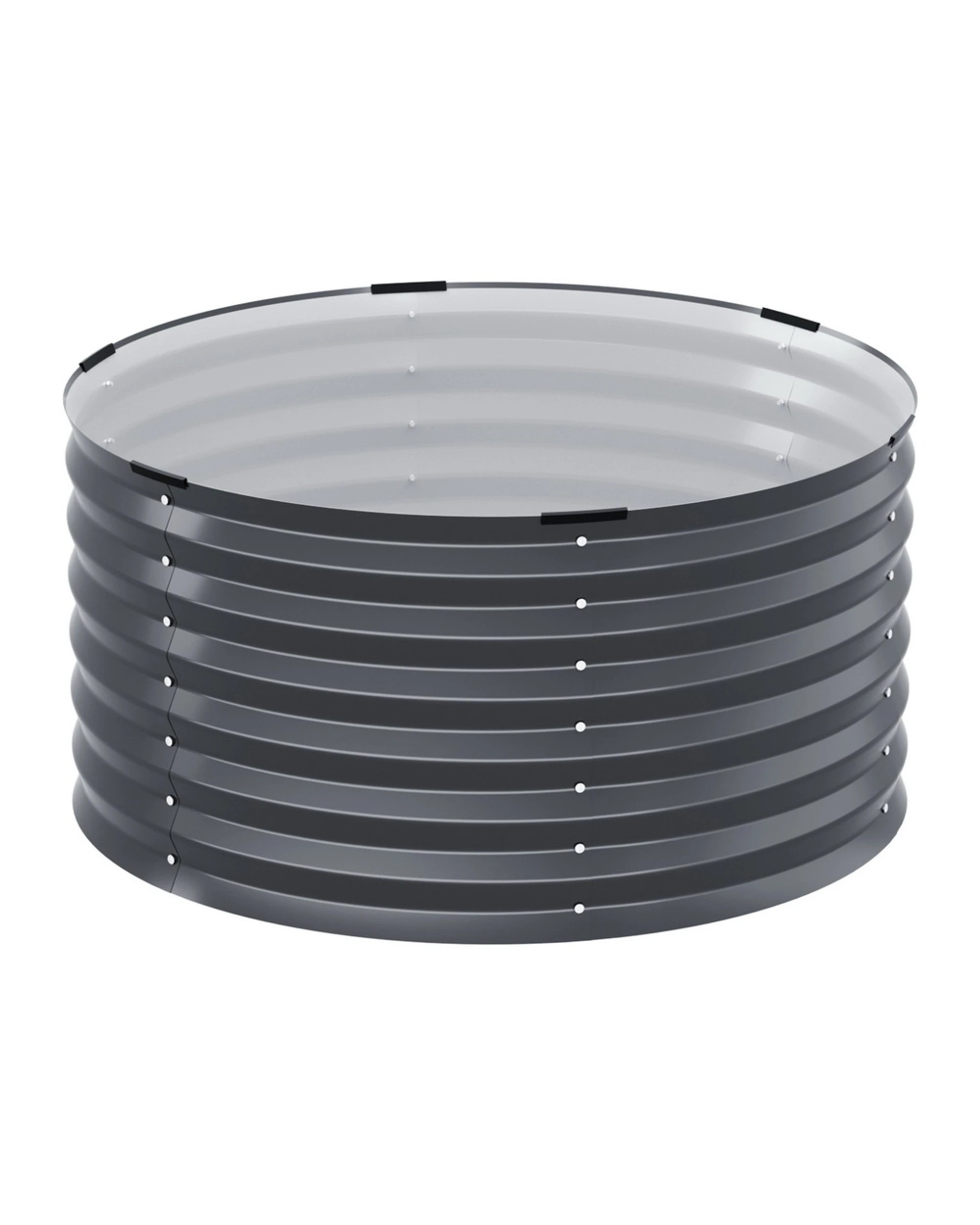 1 Green Fingers Garden Bed 90X45cm Planter Box Raised Container Galvanised Steel - Grey, 1 of 4
