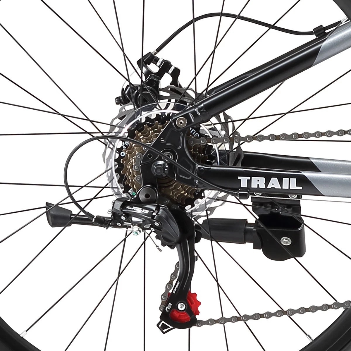 3 Progear Trail Dual Suspension MTB 26x17" Shadow, 3 of 5