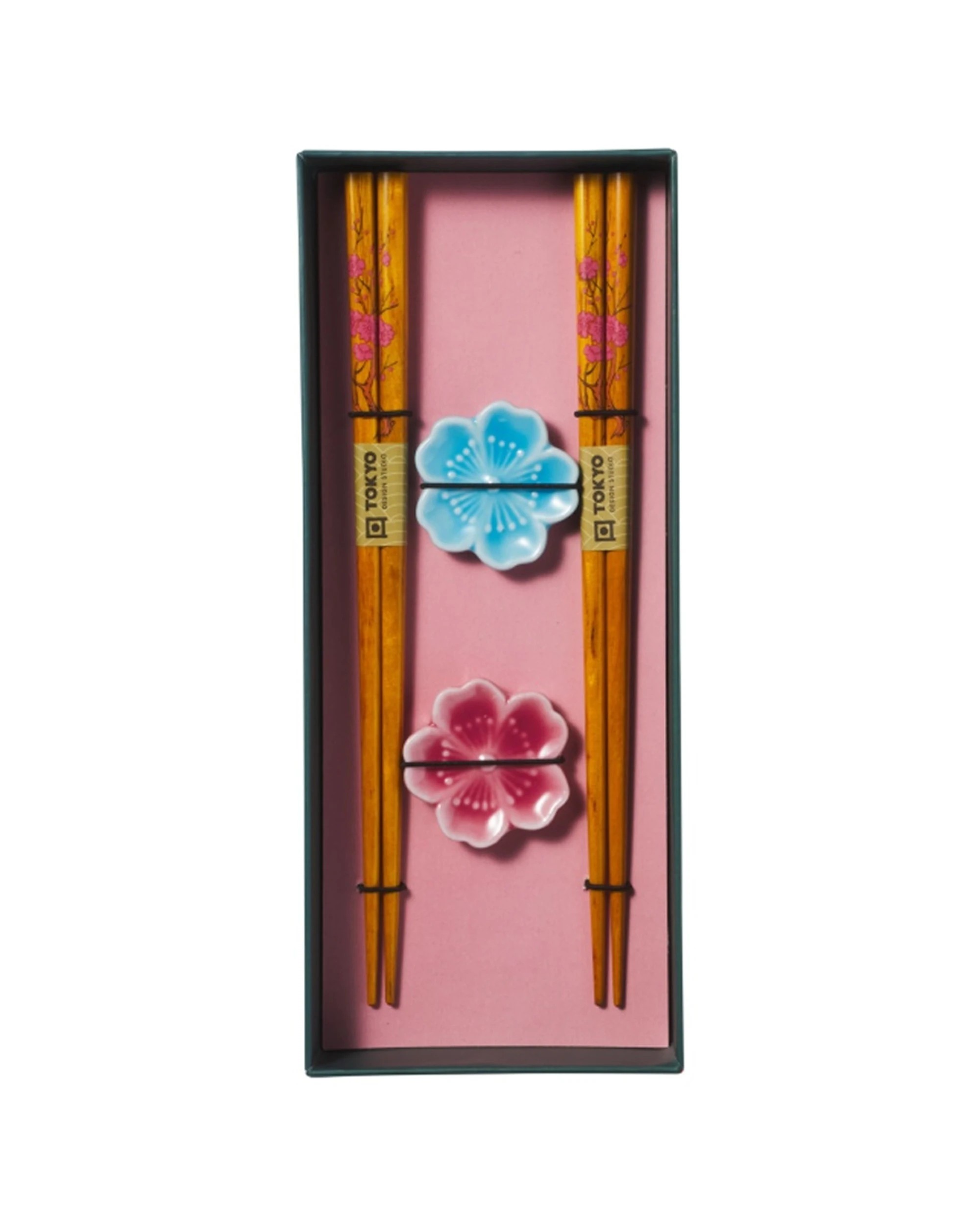 6 Tokyo Design 2x 4pc Chopstick Fujisakura Chopsticks with Rest - Multi, 6 of 6