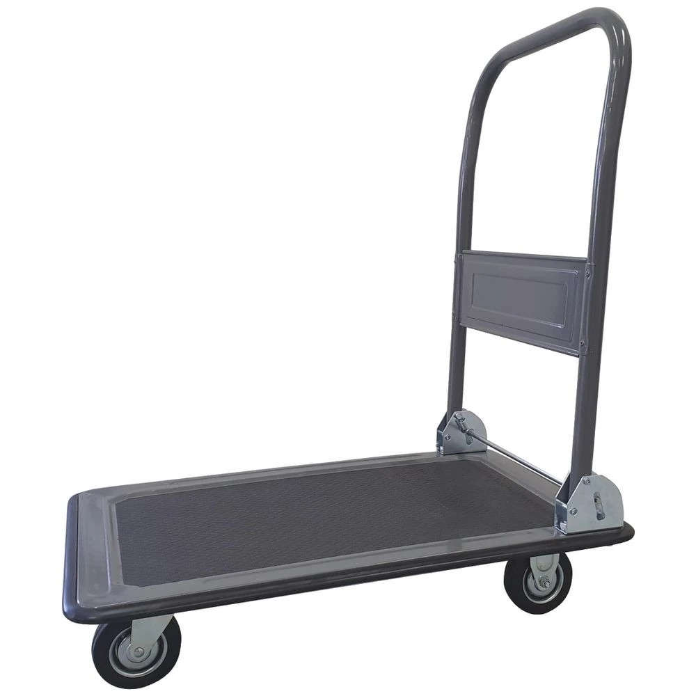 2 J.Burrows 150kg Platform Trolley Black, 2 of 5