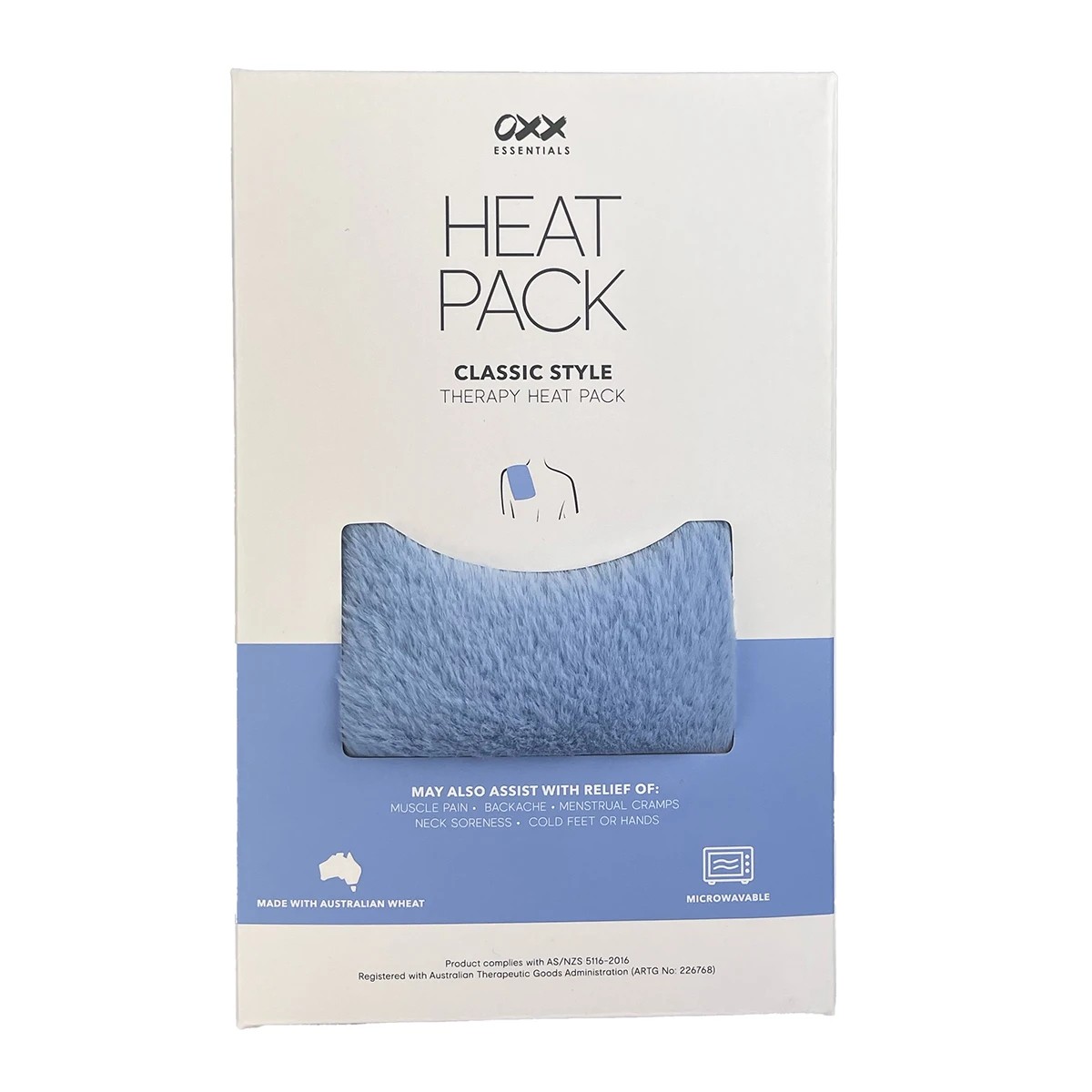 1 OXX Essentials Heat Pack Wheat Bag - Ice Blue, 1 of 4