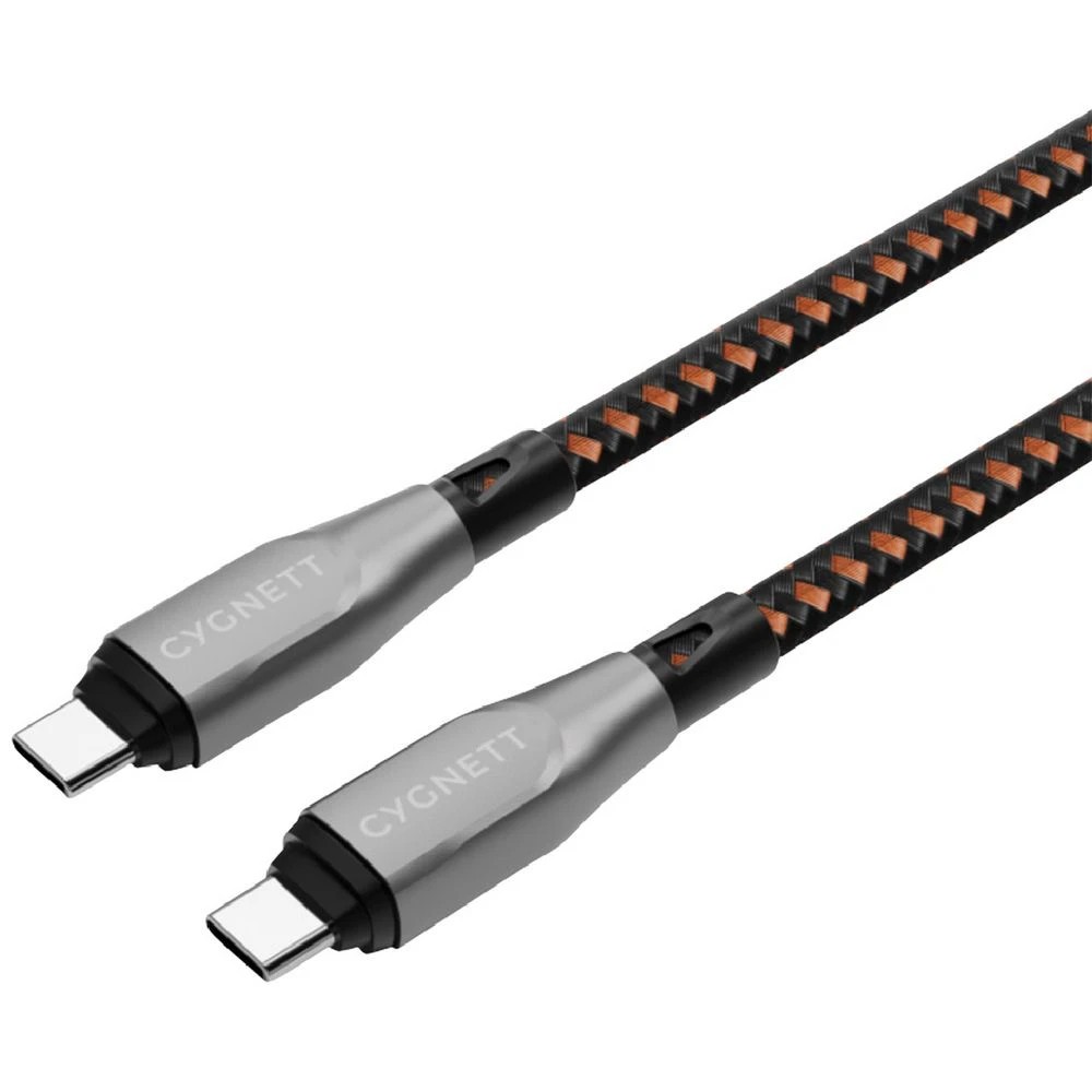 1 Cygnett Armoured Pro USB-C to USB-C Cable 240W 1m Black, 1 of 3