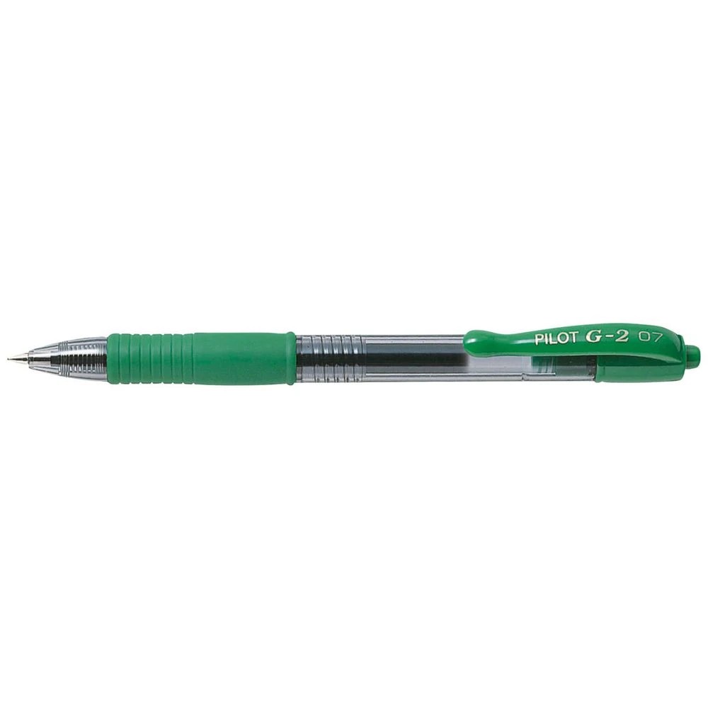1 PILOT G-2 Fine Retractable Gel Pen Green, 1 of 1