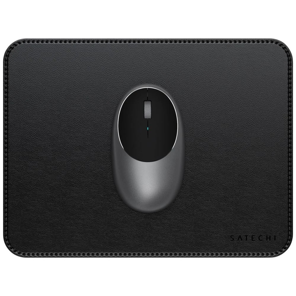 1 Satechi Vegan Leather Mouse Pad Black, 1 of 5