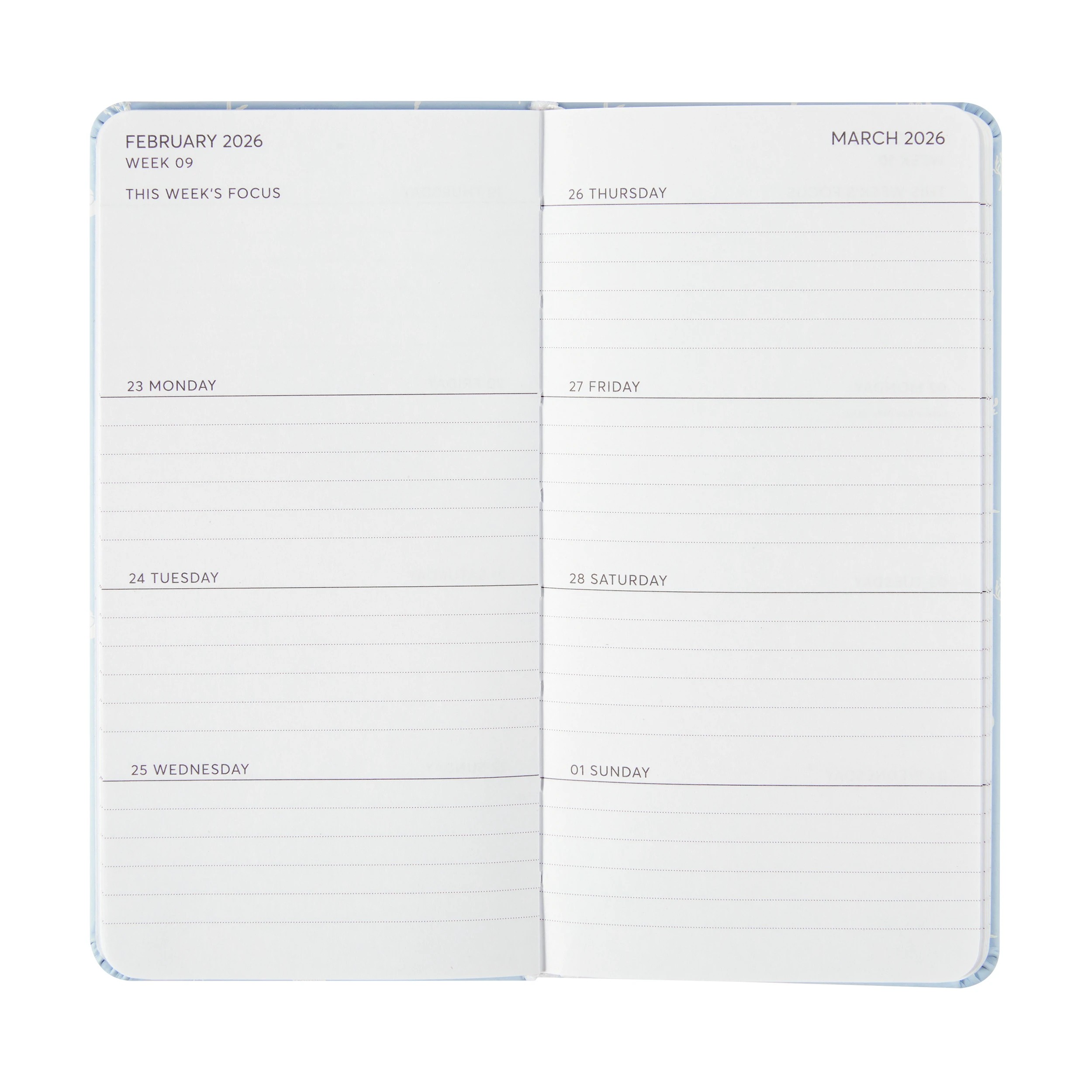 5 2026 Slim Weekly Diary - Shell, 5 of 8