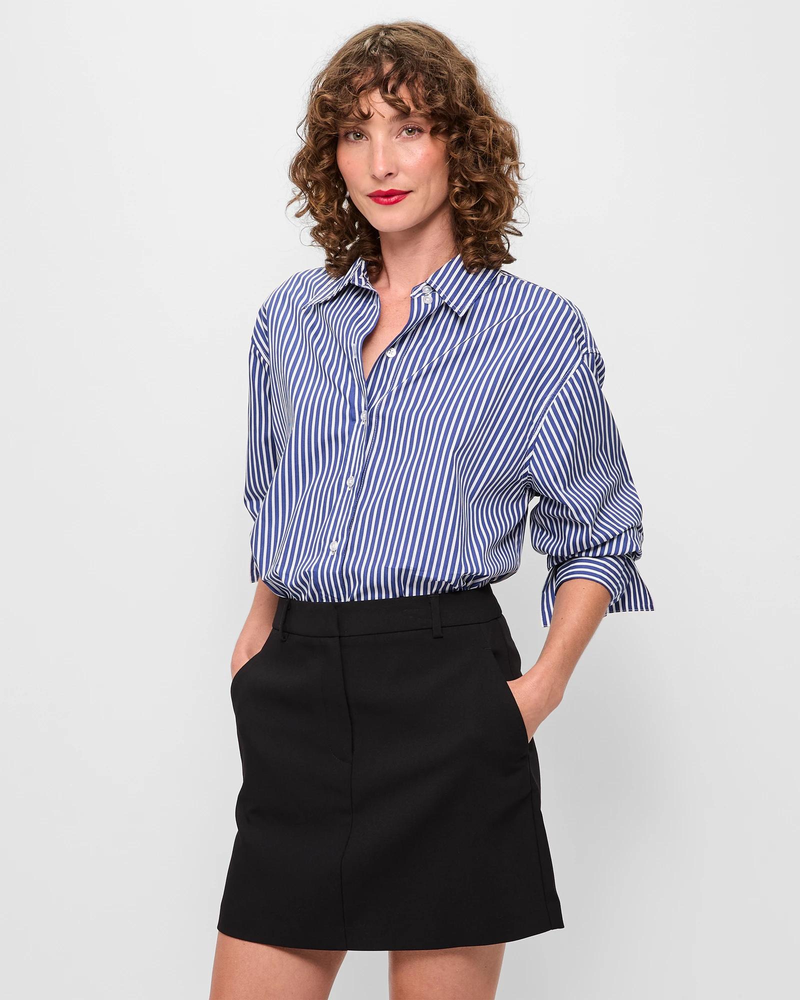 3 Tailored Mini Skirt - Preview BLACK, 3 of 8