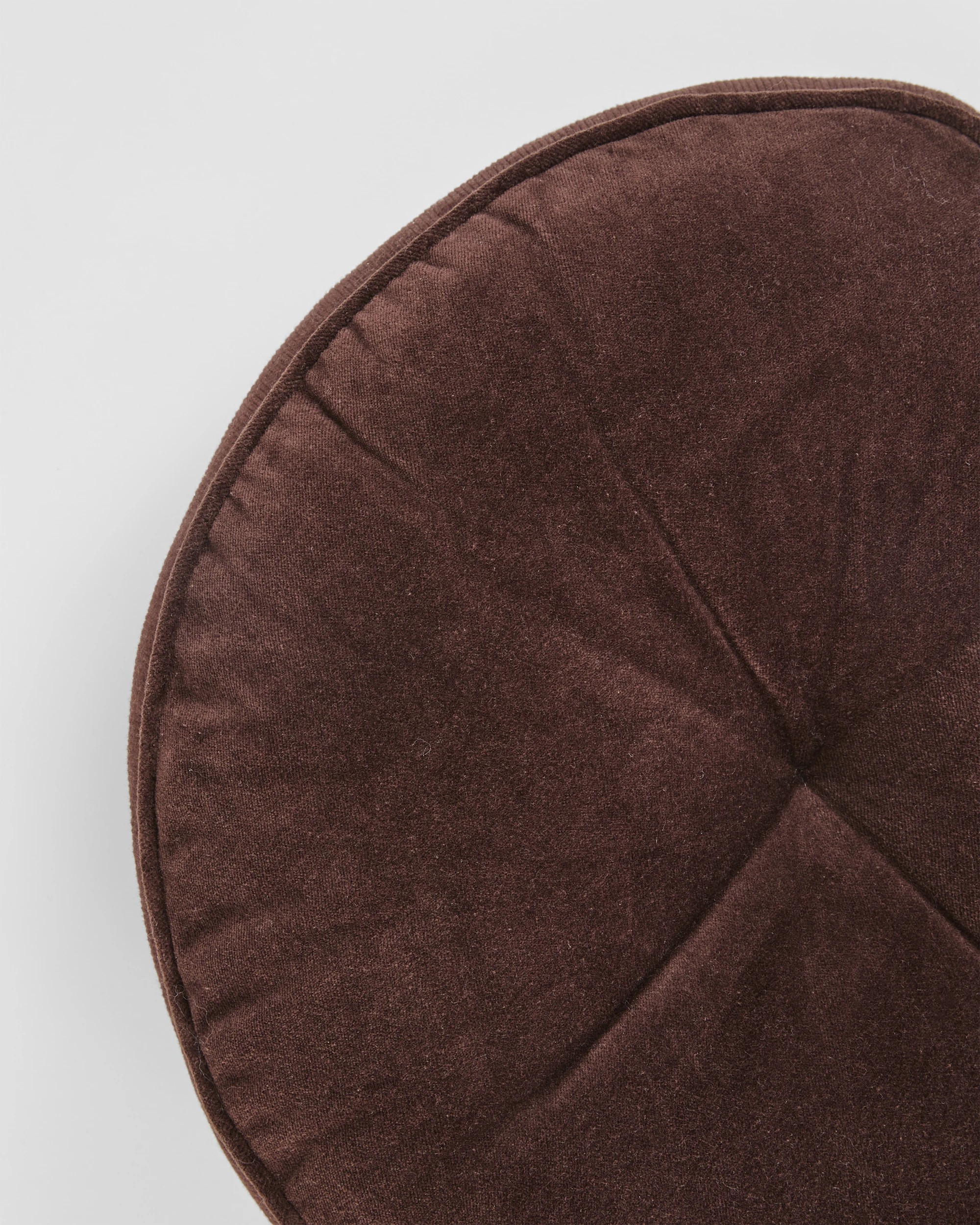 2 Target Lacy Velvet Round Cushion - Brown, 2 of 2