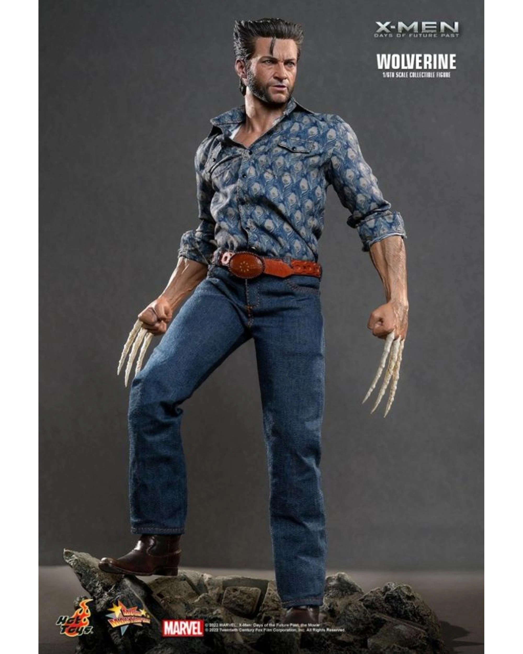 6 Hot Toys X-Men 5 Day Of Future Past Wolverine 1973 Version 1:6 Scale Figure, 6 of 10