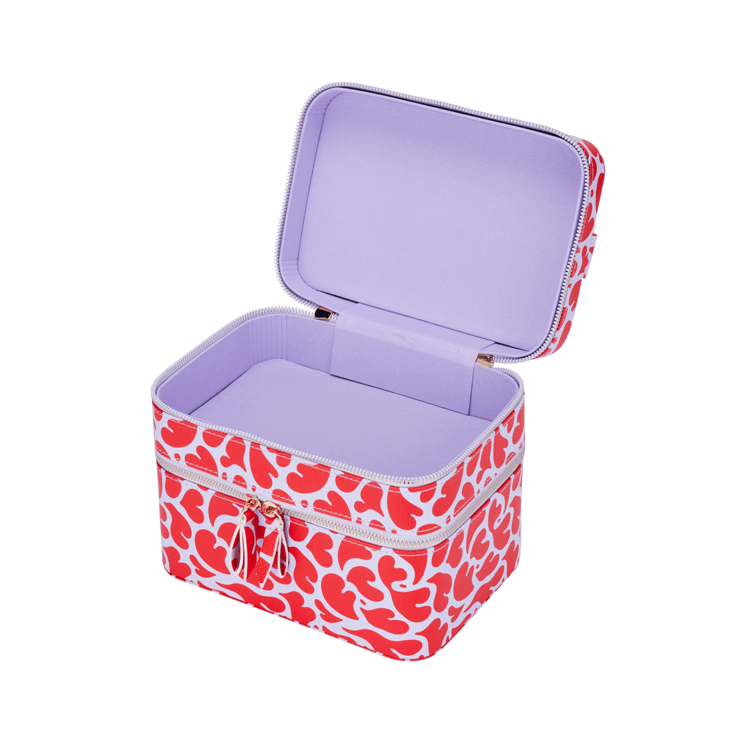 3 OXX Cosmetics Double Tier Hard Makeup Organiser Case, 3 of 8