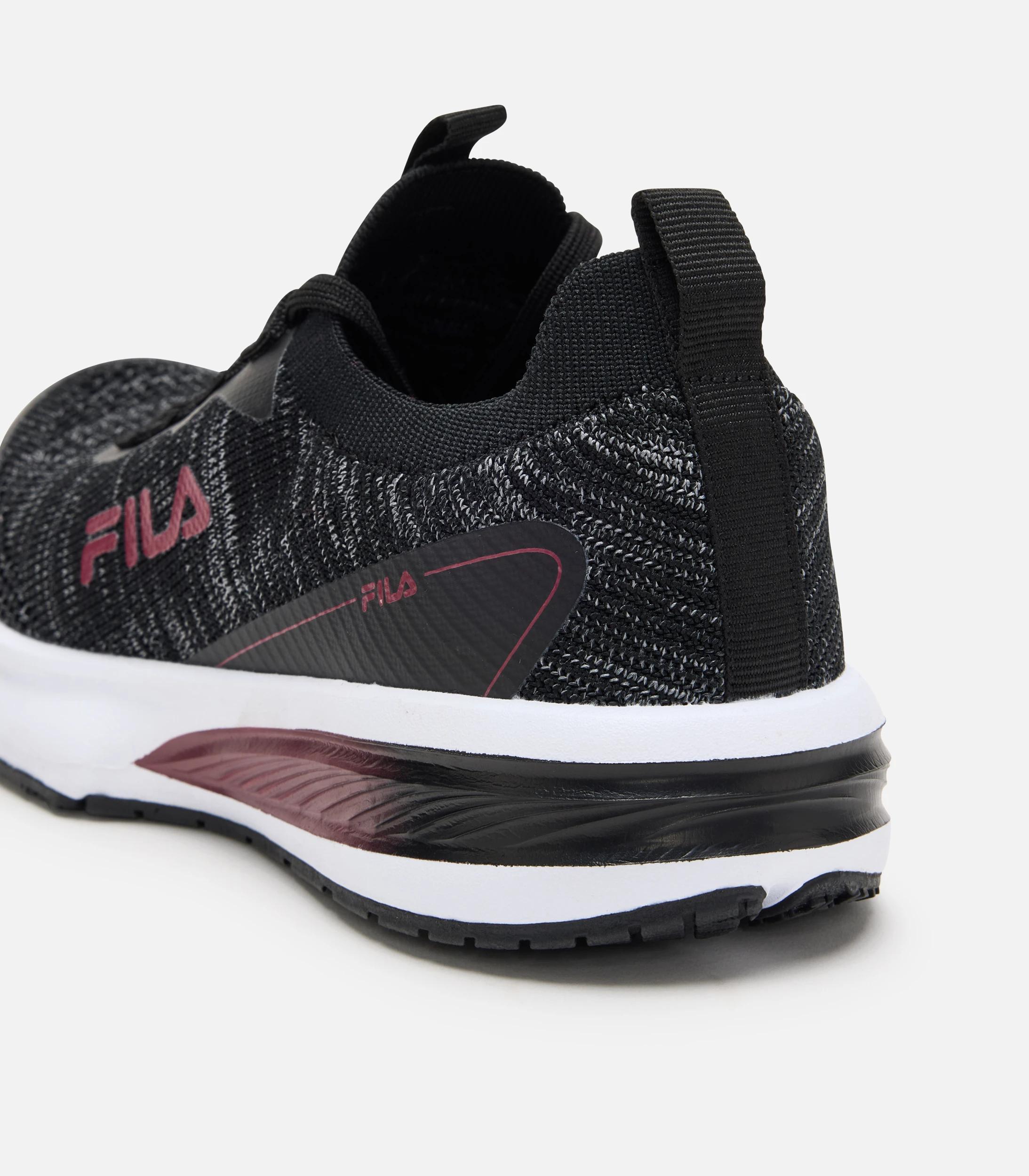 3 Womens Nera Runner Black/burgundy - Fila BLACK, 3 of 3