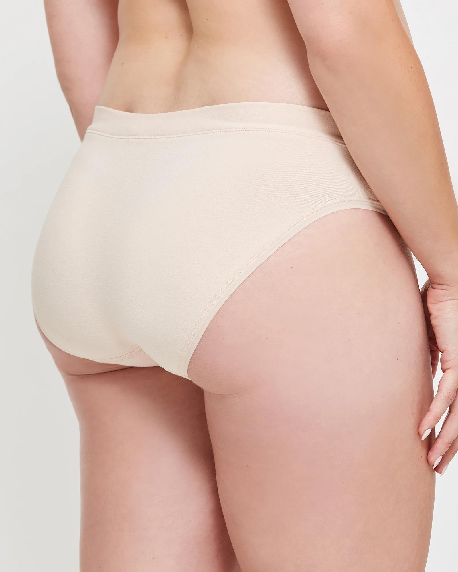 3 Target Maternity Underbelly Briefs NATURAL, 3 of 3