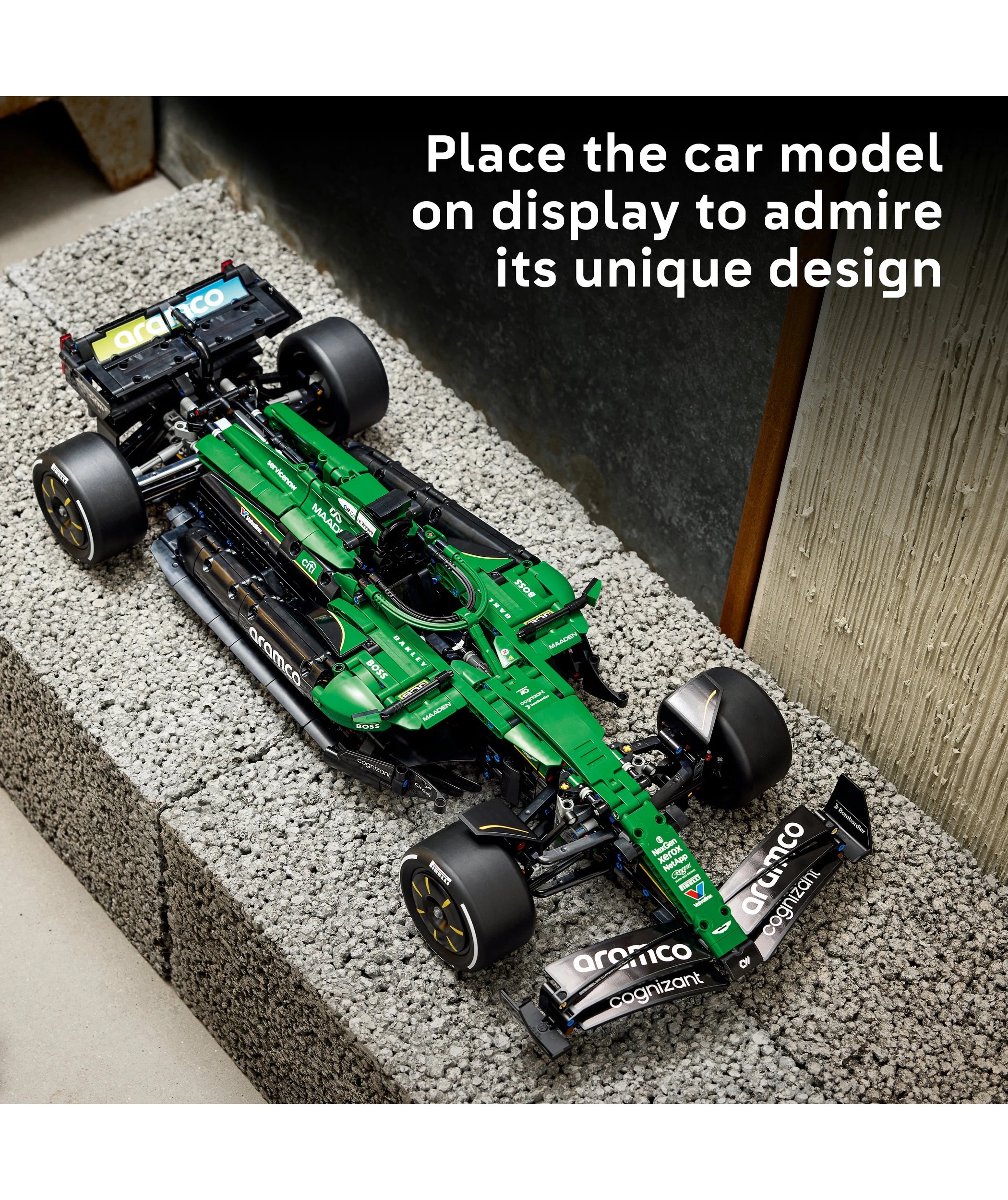8 LEGO Technic Aston Martin Aramco AMR25 F1 Car 42240, 8 of 10