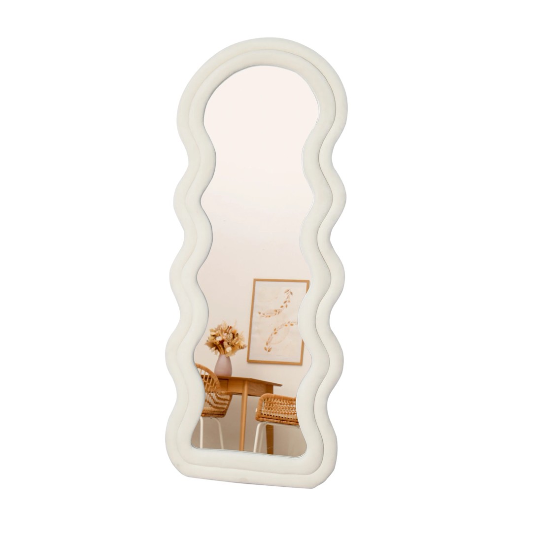 2 Yezi 160x60cm Full Length Floor Mirror - White, 2 of 7
