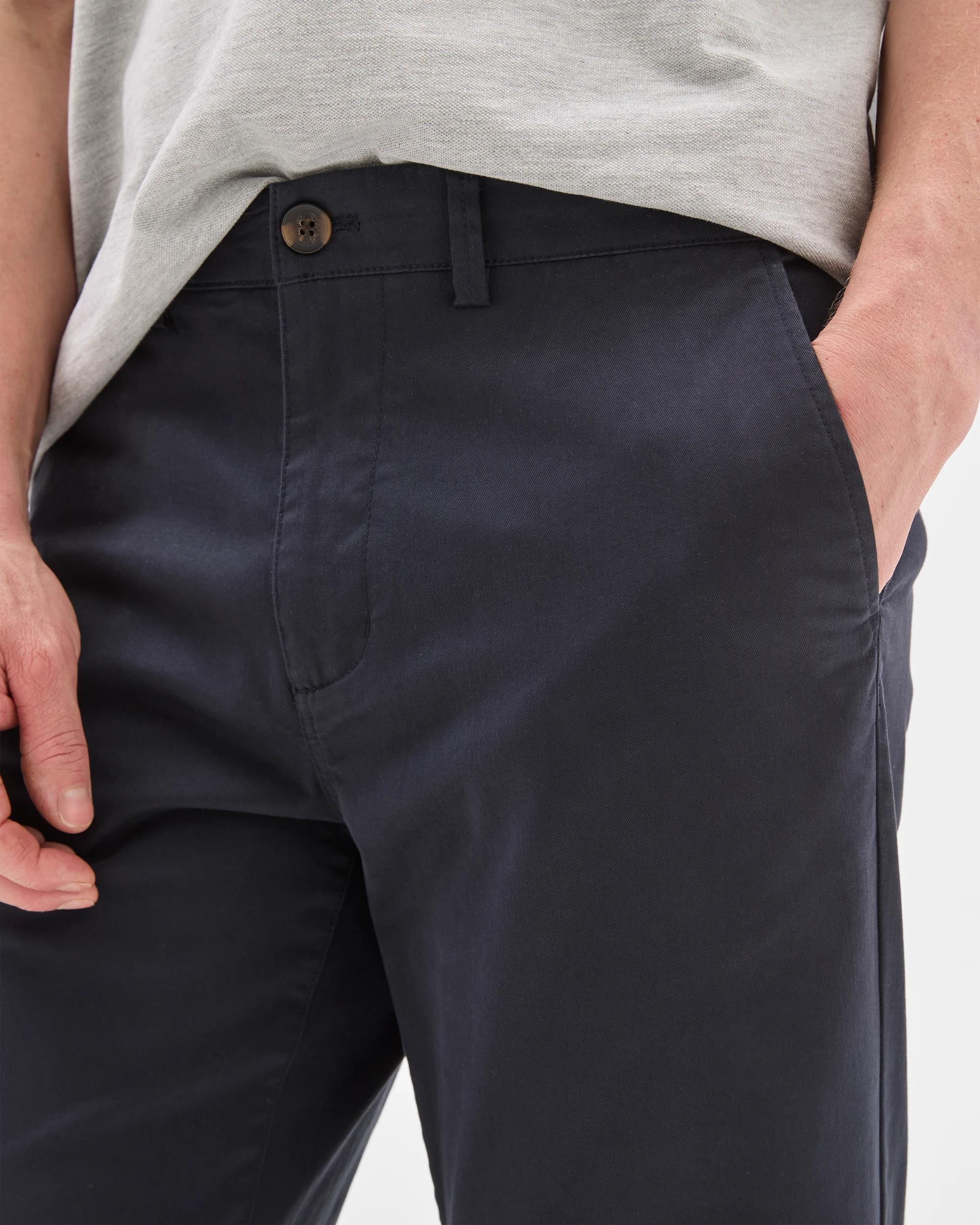 4 Target Australian Cotton Rich Straight Chino Pants NAVY, 4 of 5