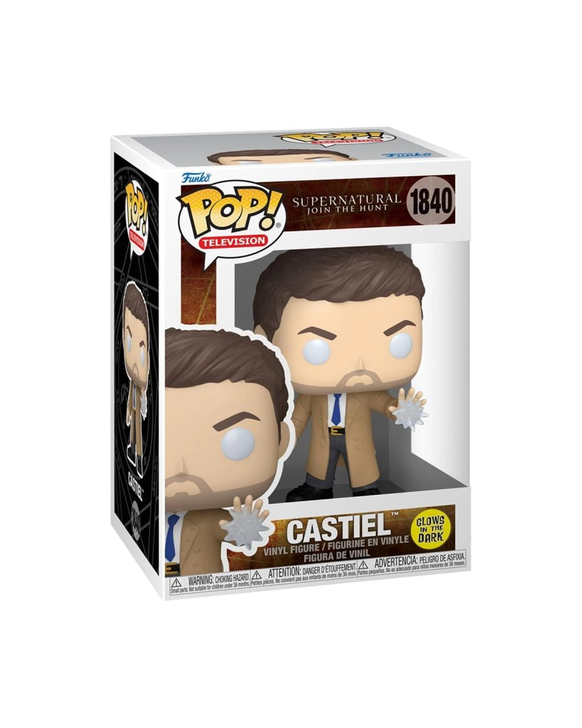 4 Supernatural Castiel Glow Funko POP! Vinyl, 4 of 4