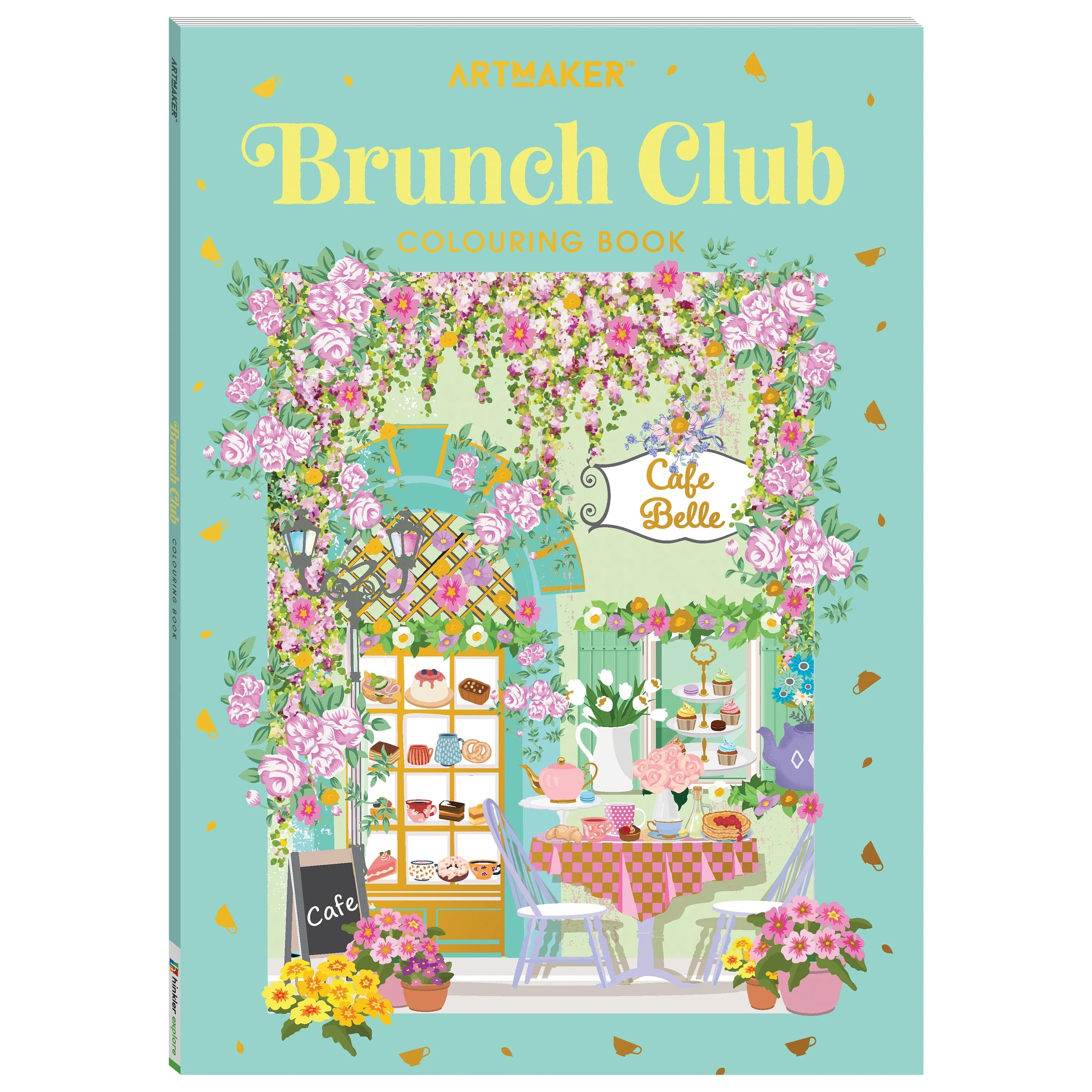 1 Art Maker Brunch Club Colouring Book, 1 of 5