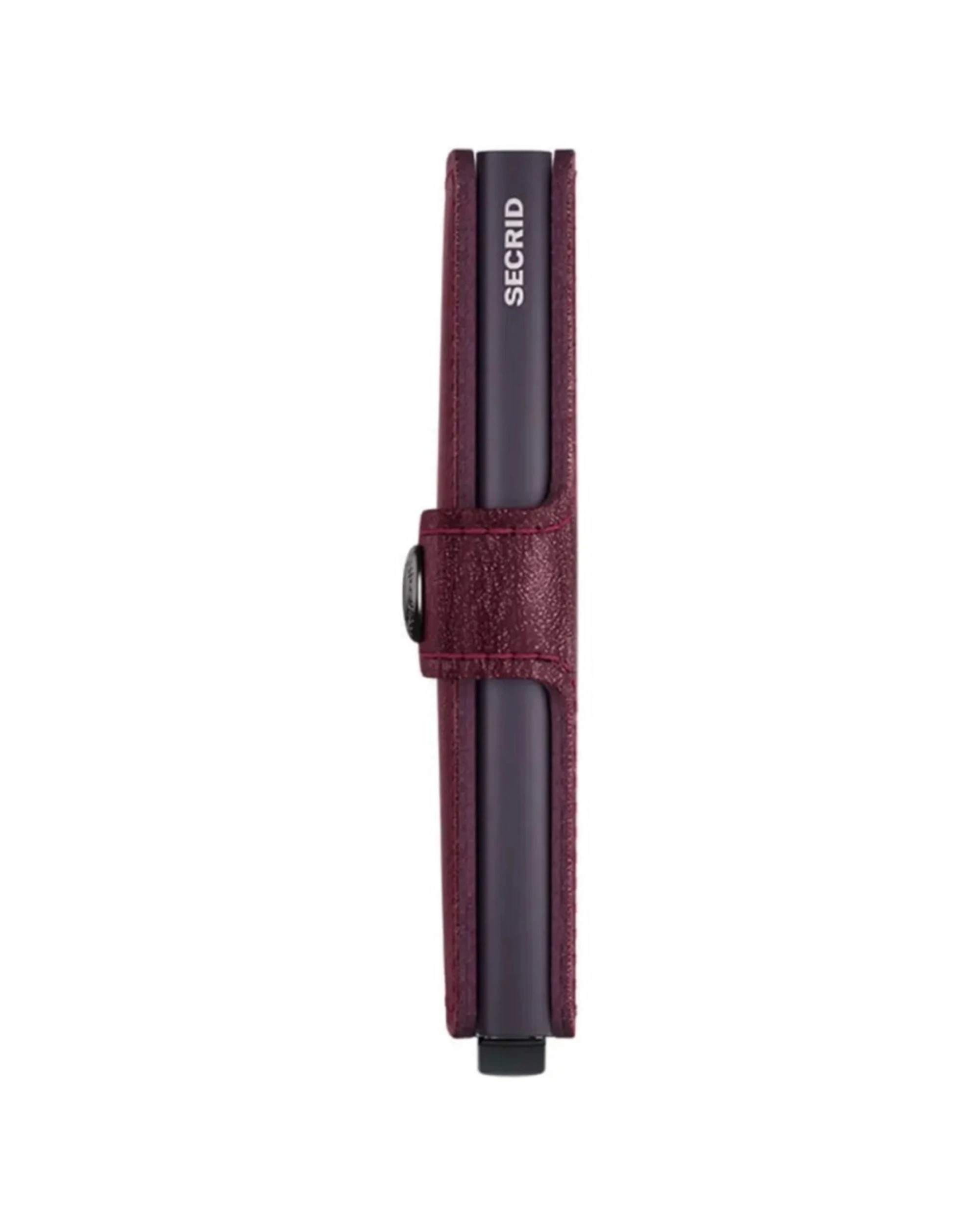 5 Secrid Miniwallet Compact RFID Travel Wallet Leather Slide Mechanism Wallets Cranberry - Red, 5 of 5
