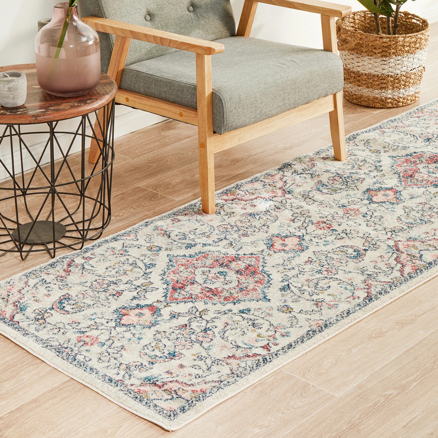 3 Common Ground Rugs Mason 705 500x80cm Runner - Extra Large Pet Friendly Rug - Multi, 3 of 7