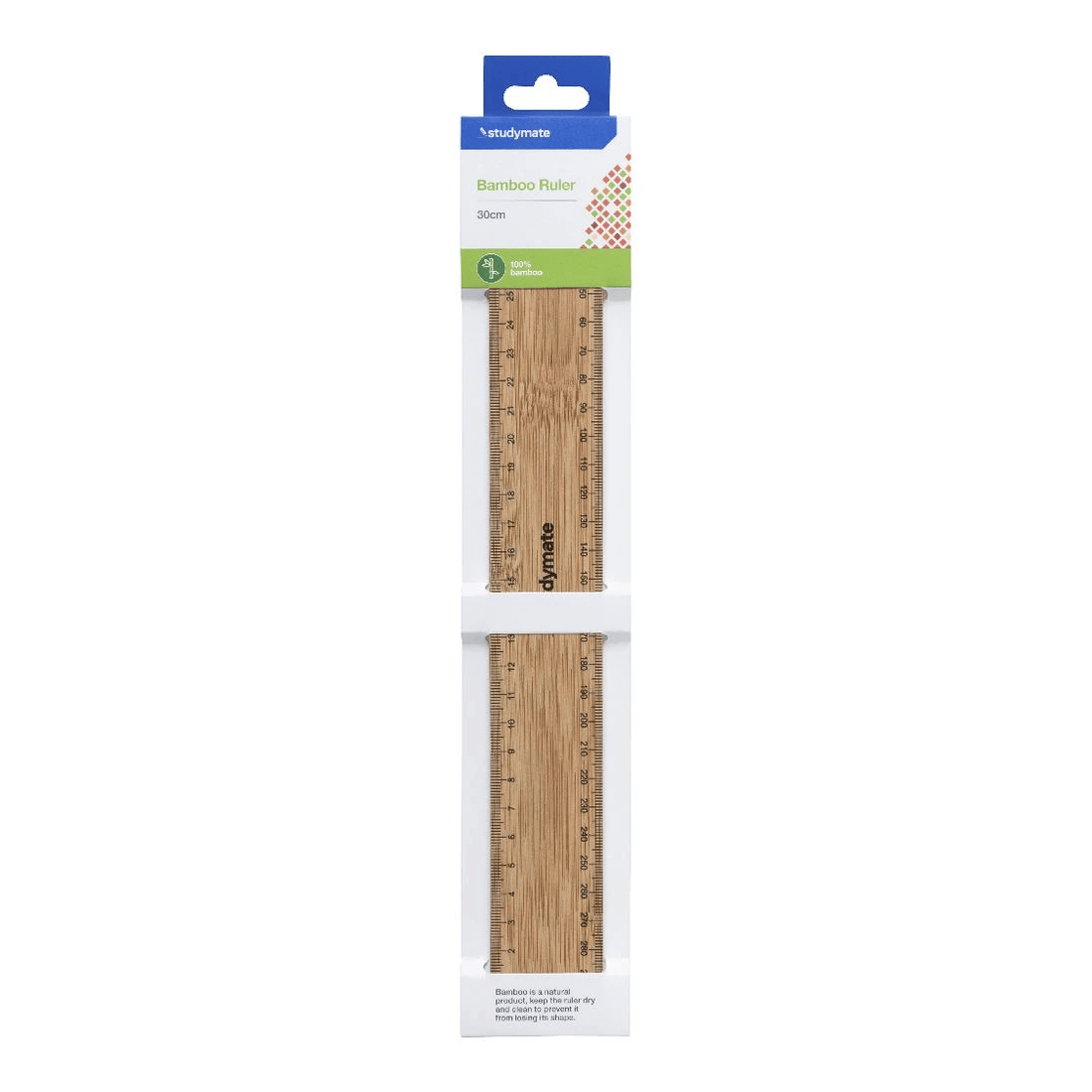 Studymate Bamboo Ruler 30cm - Kmart
