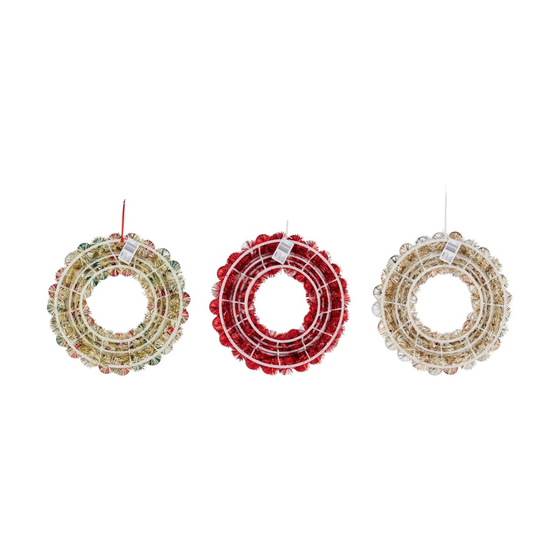 2 Bauble Wreath - Assorted, 2 of 4
