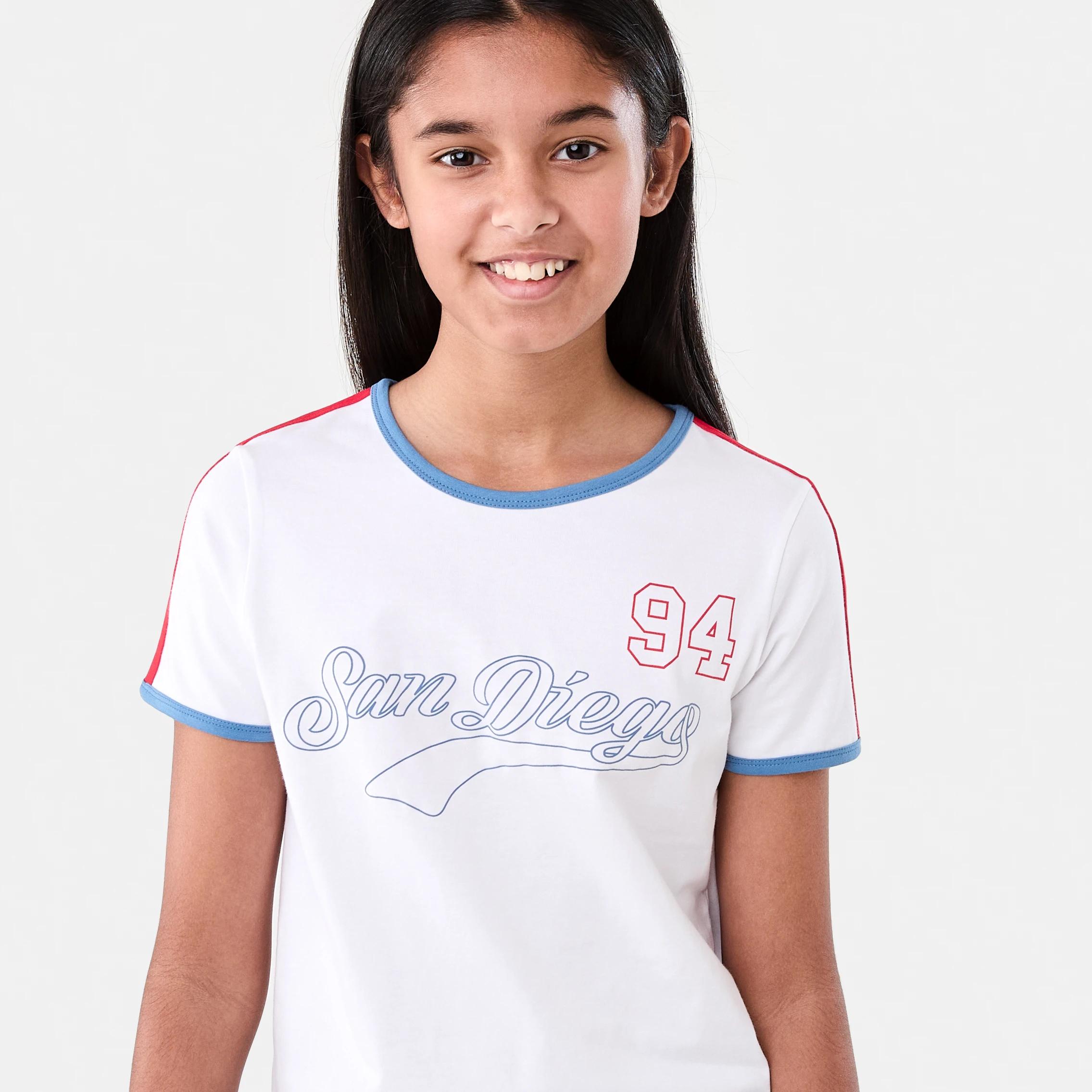 3 Short Sleeve Ringer T-shirt SAN DIEGO 94 WHITE, 3 of 7