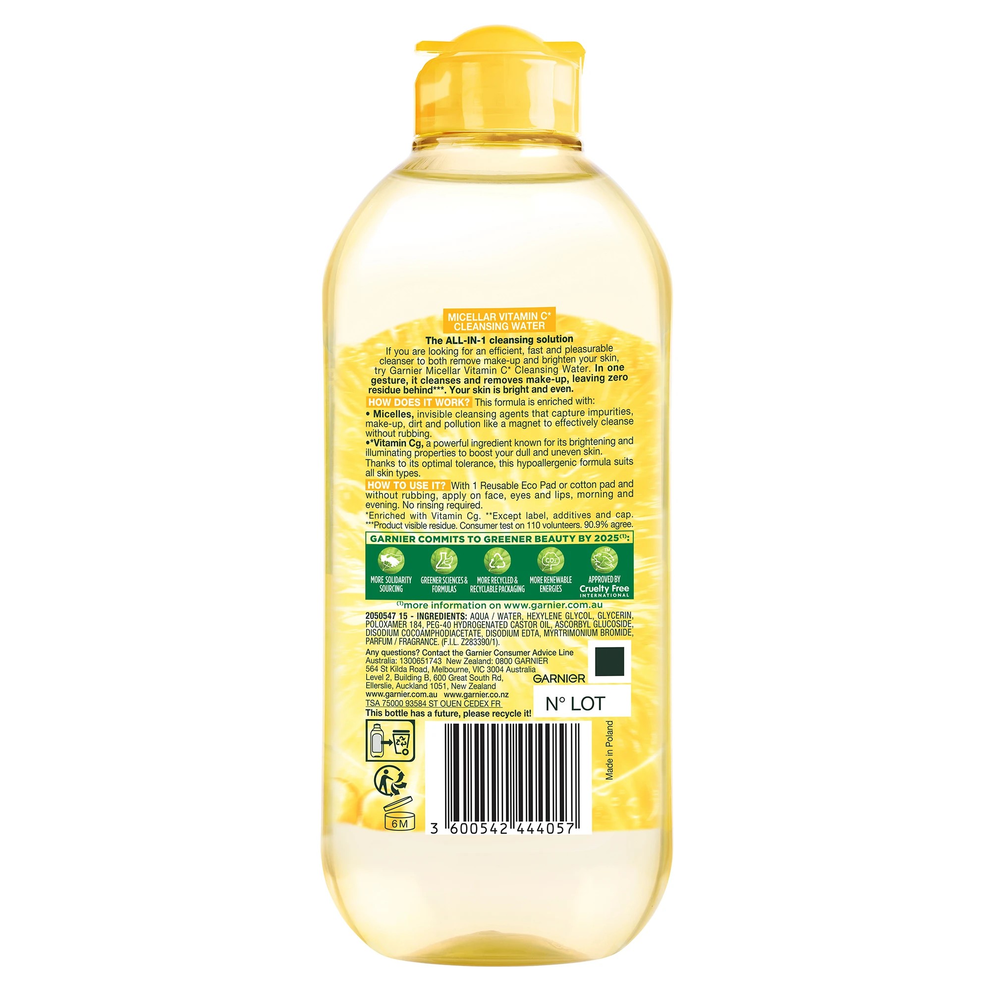 2 Garnier SkinActive Micellar Vitamin C Cleansing Water, 2 of 7