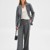 GREY PINSTRIPE