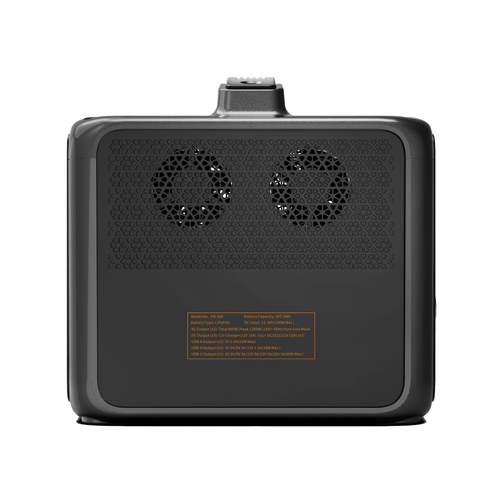 6 VoltX E600 600W 307Wh LiFePO4 Portable Power Station, Pure Sine Wave, Camping & Home Backup, 6 of 10