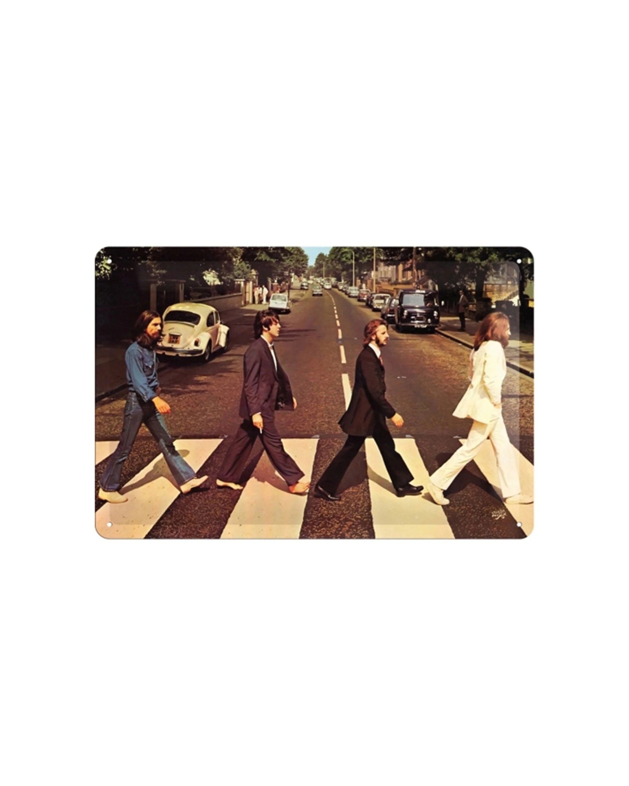 1 Nostalgic-Art Medium 20x30cm Metal Wall Art Sign Plaque - Beatles Abbey Road - Multi, 1 of 1