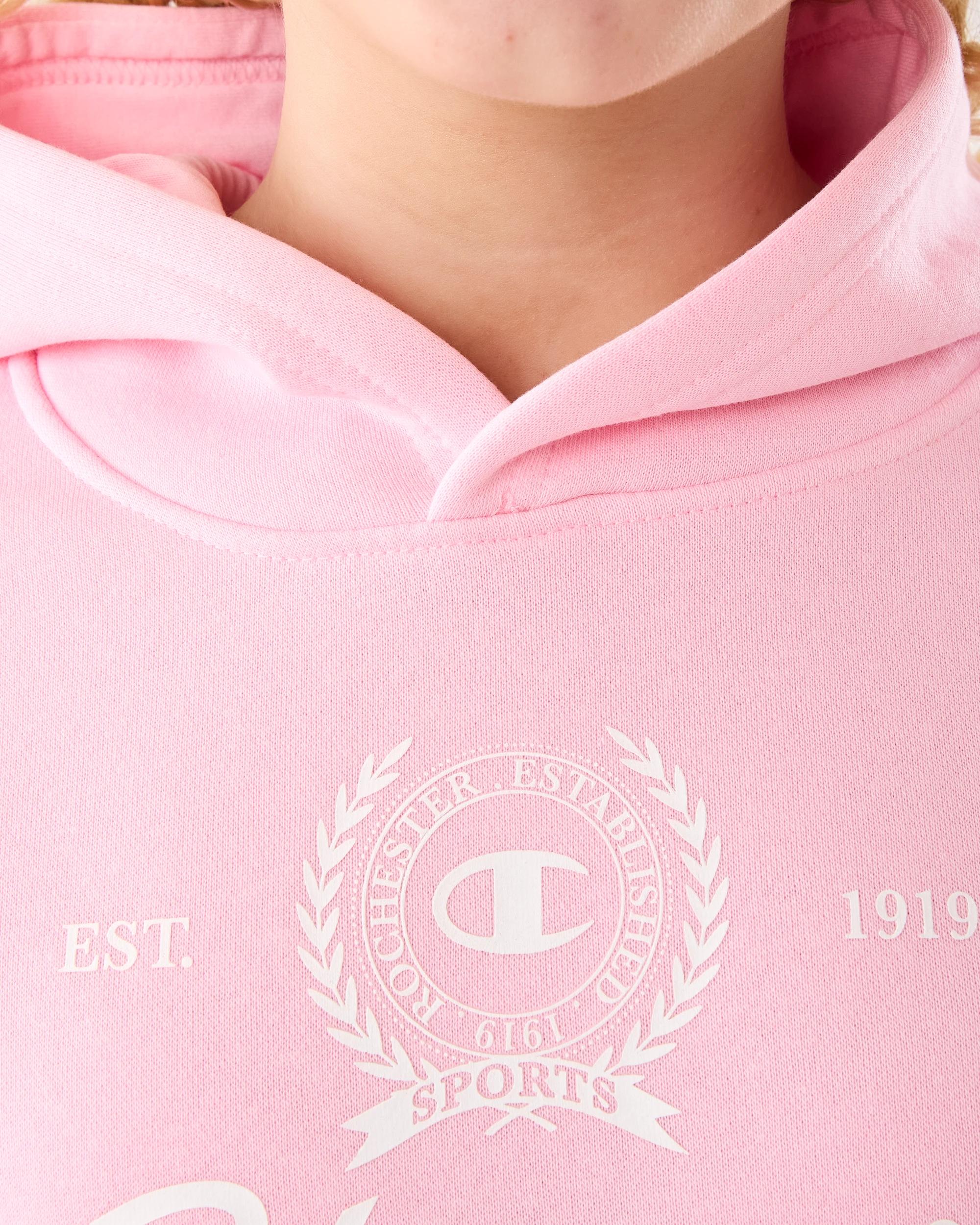 4 Champion Kids Hoodie Rose Pink, 4 of 8