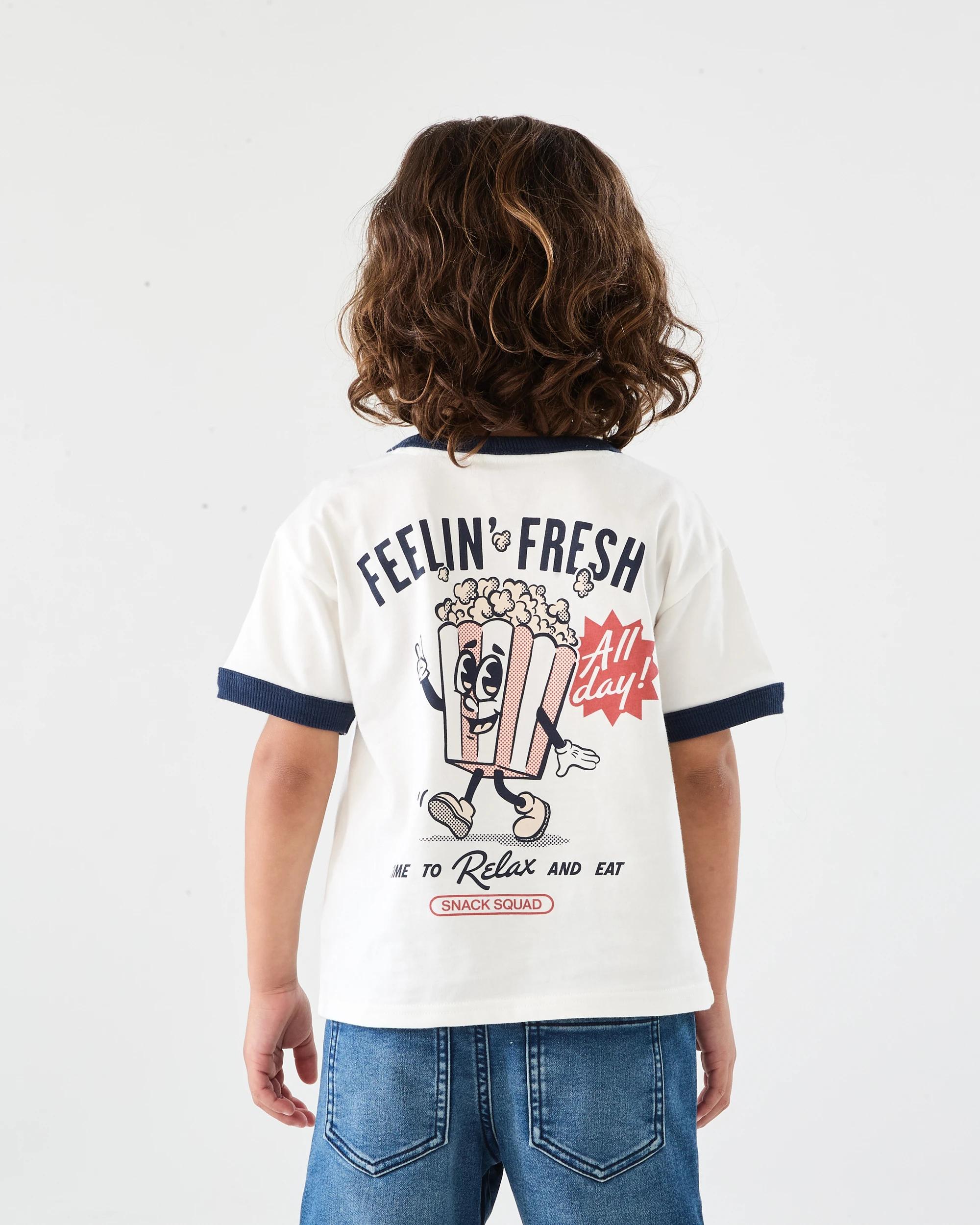 2 Ringer T-shirt Wht Food, 2 of 6