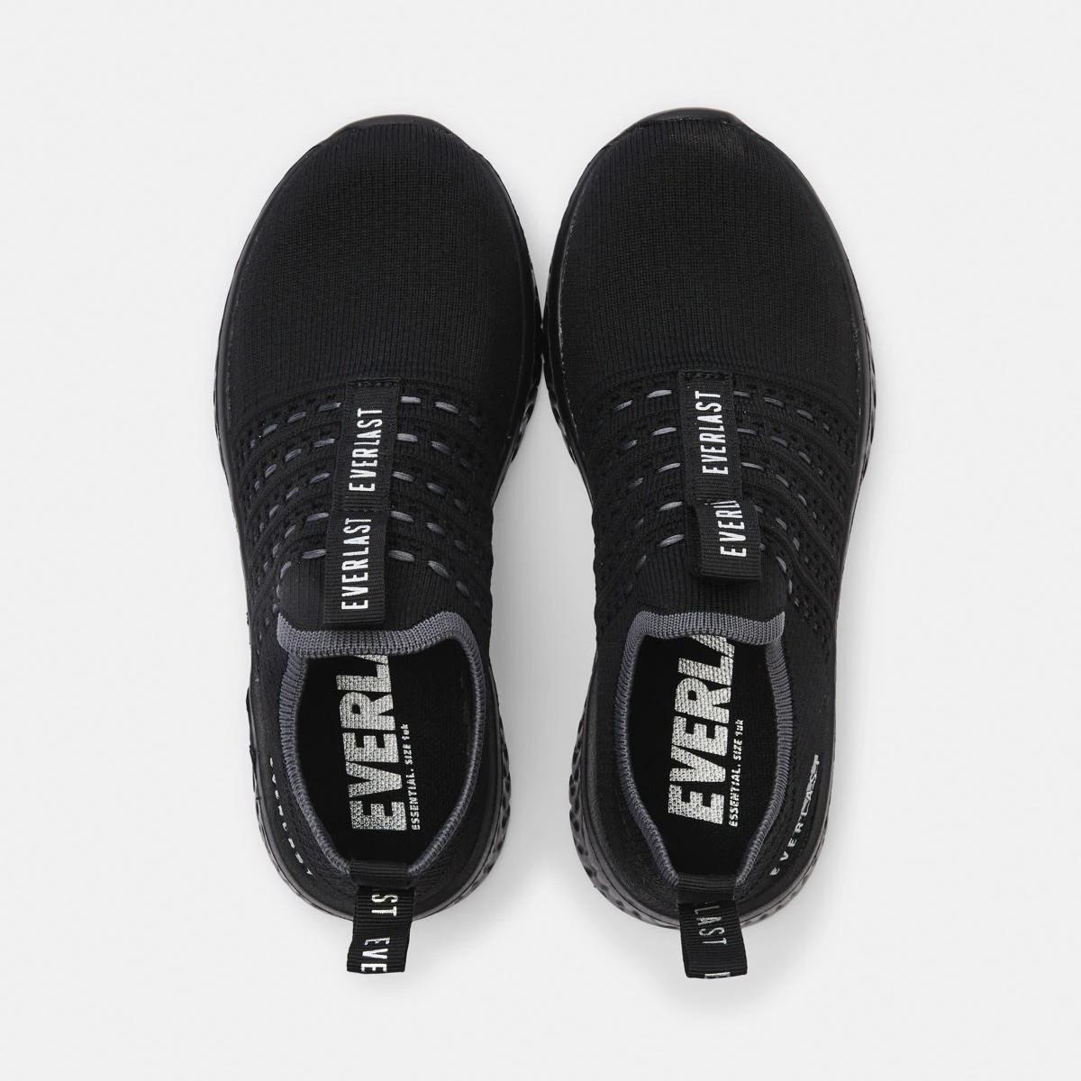 4 Everlast Kids LaGuardia Slip-On Sneakers BLACK, 4 of 6