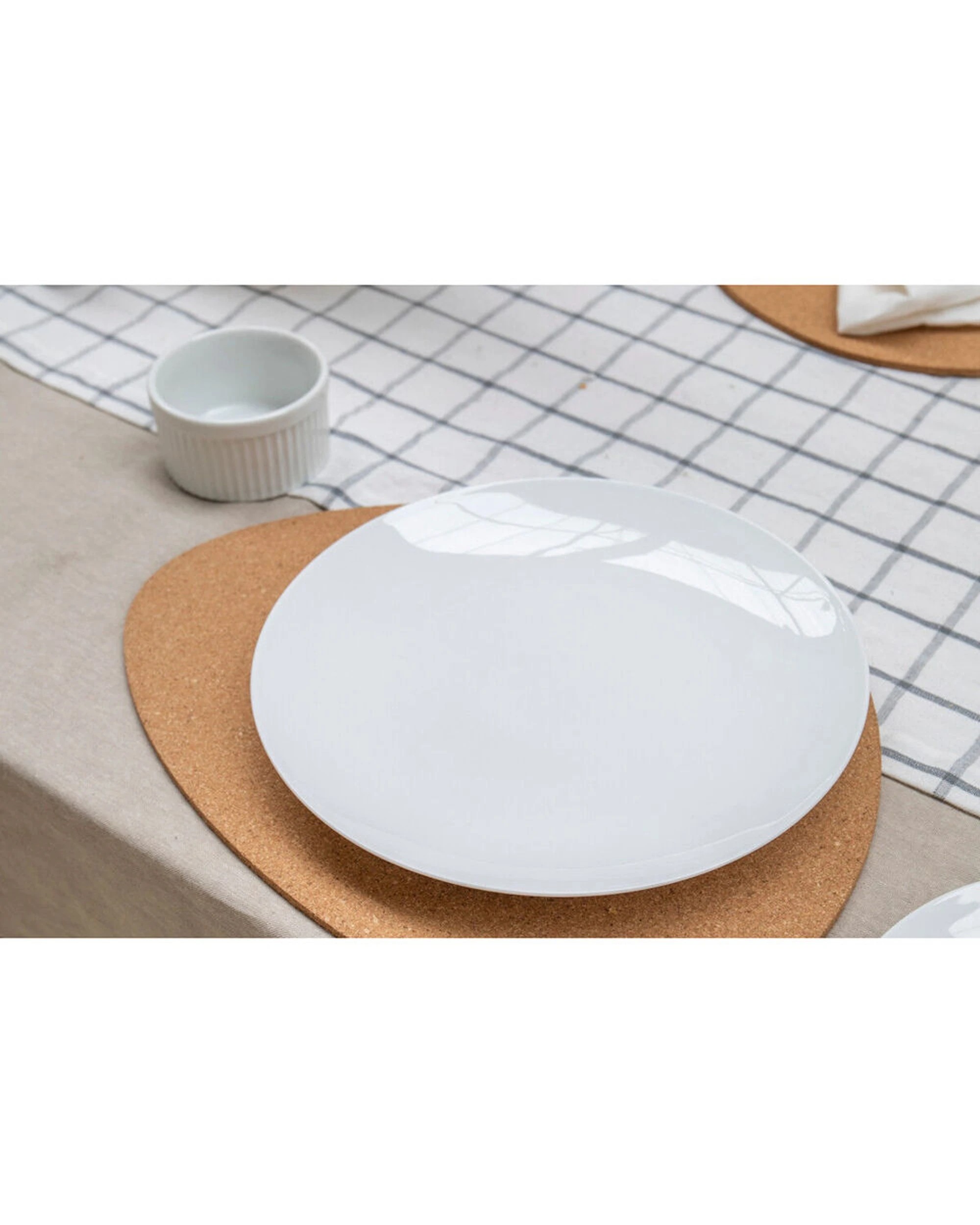 6 Mikasa 4pc Pebble-Shaped Cork Table Placemats Set - Brown, 6 of 7