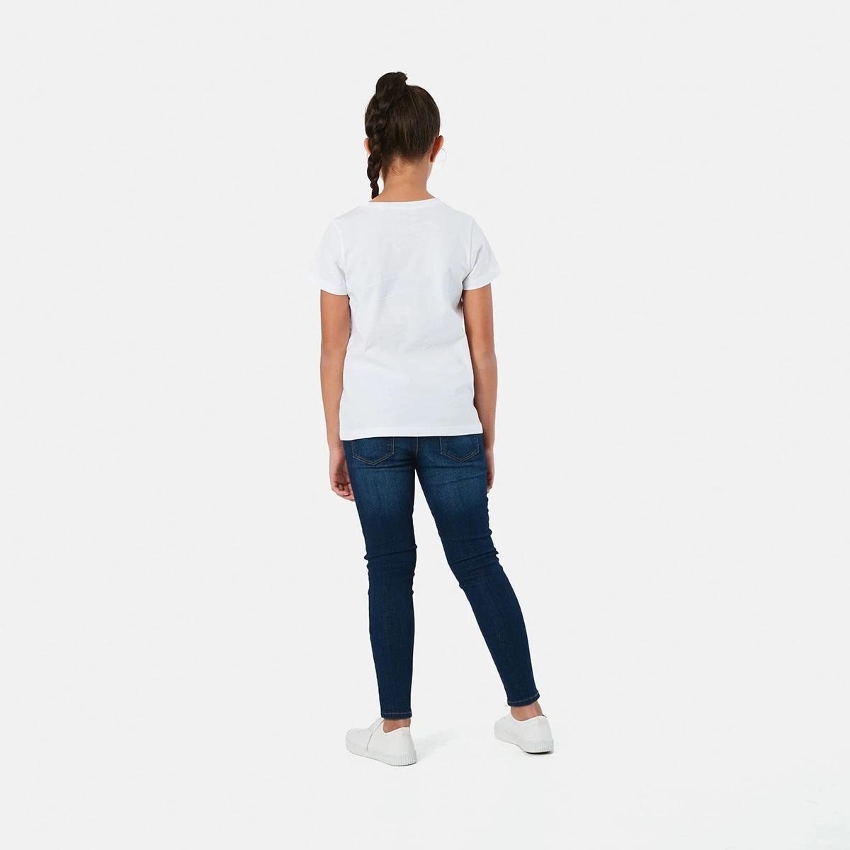 5 Short Sleeve Plain T-shirt White, 5 of 7