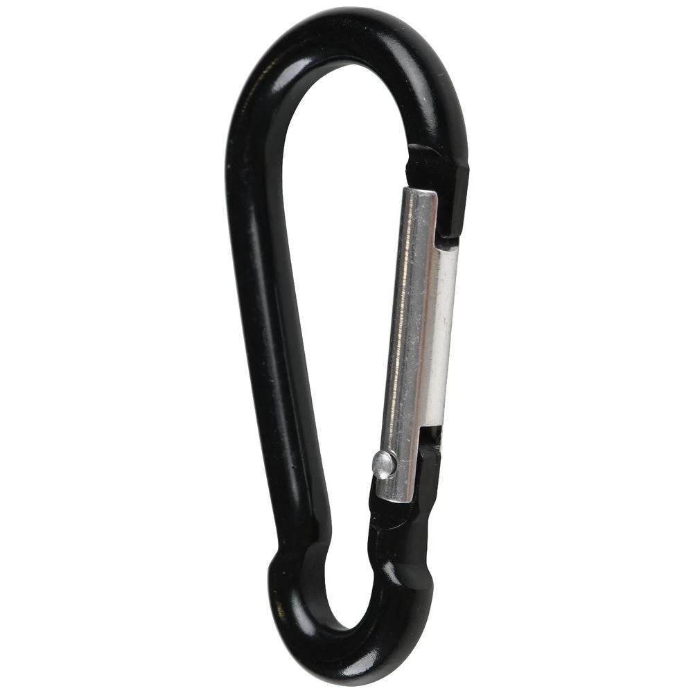 5 J.Burrows Carabiners 5 Pack Black, 5 of 5