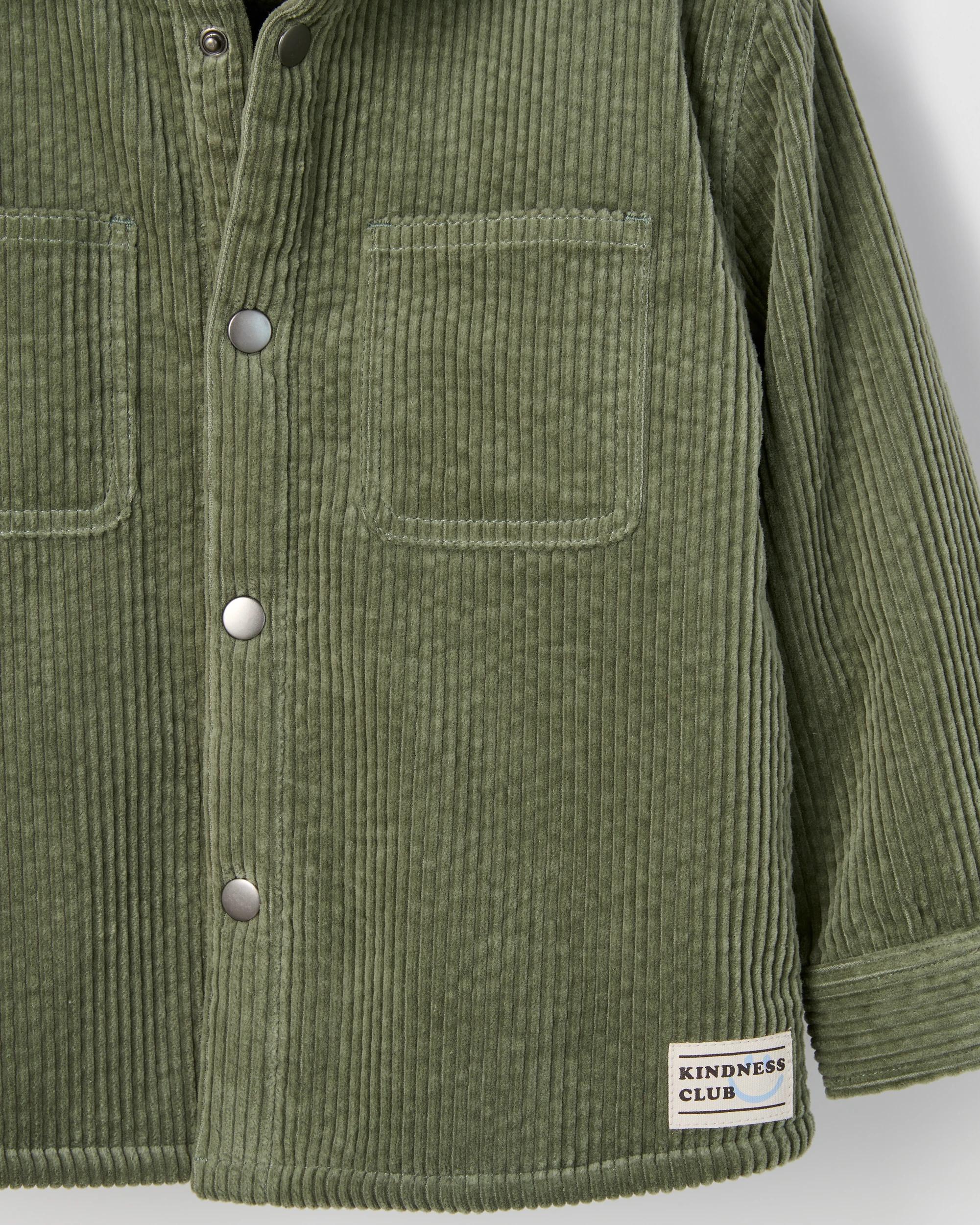 2 Target Kids Australian Cotton Fleece Lined Shacket SAGE, 2 of 2