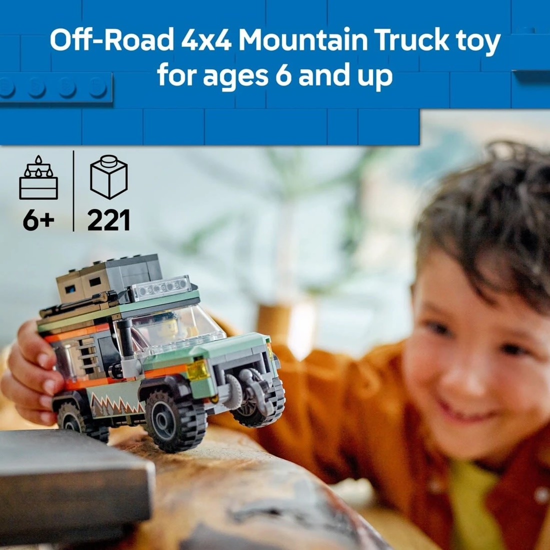 4 LEGO City Off-Road 4x4 Mountain Truck 60447, 4 of 10