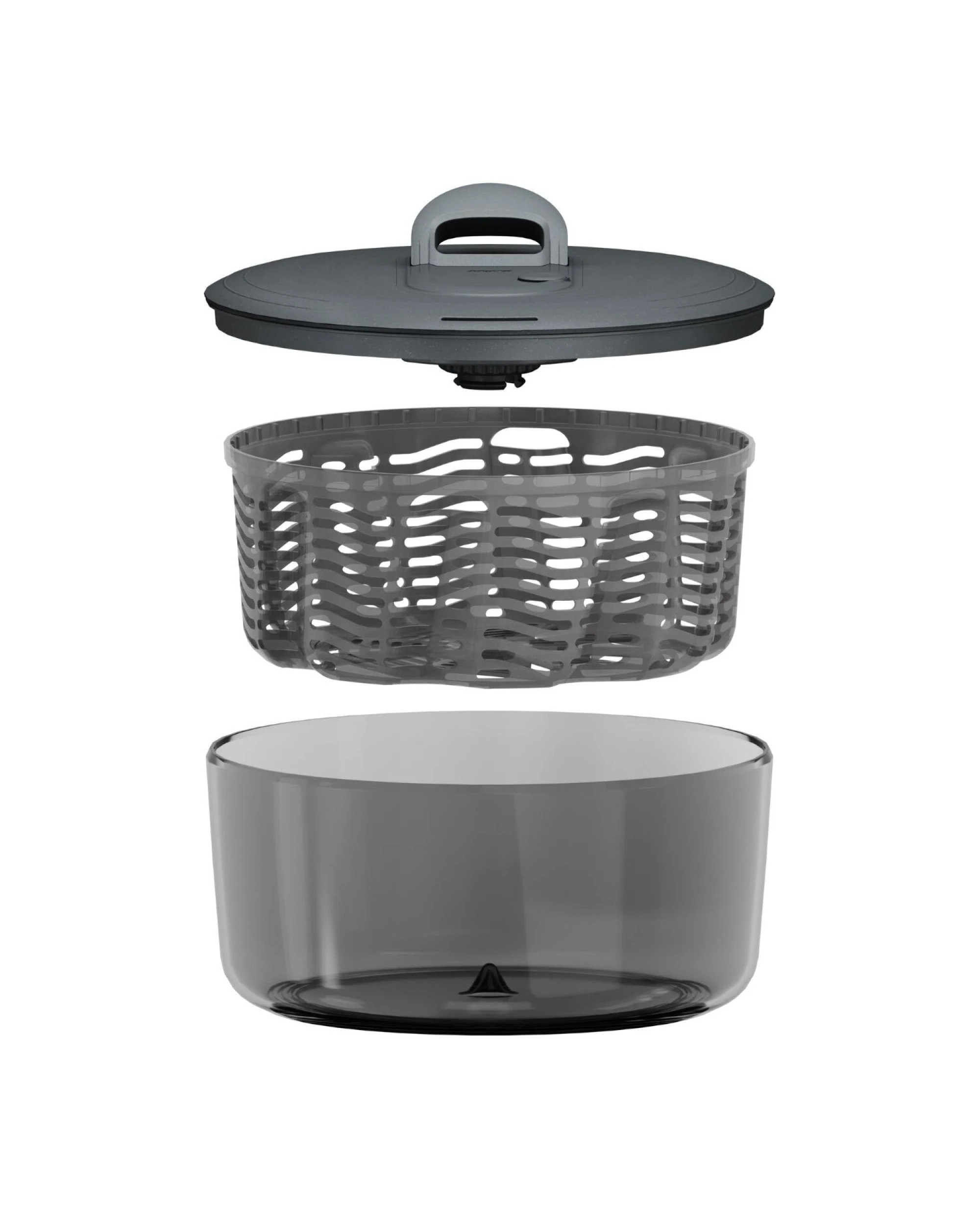 3 Zyliss Easy Spin Salad Spinner Large AquaVent Quick Dry Vegetable Salad Washer, 3 of 8