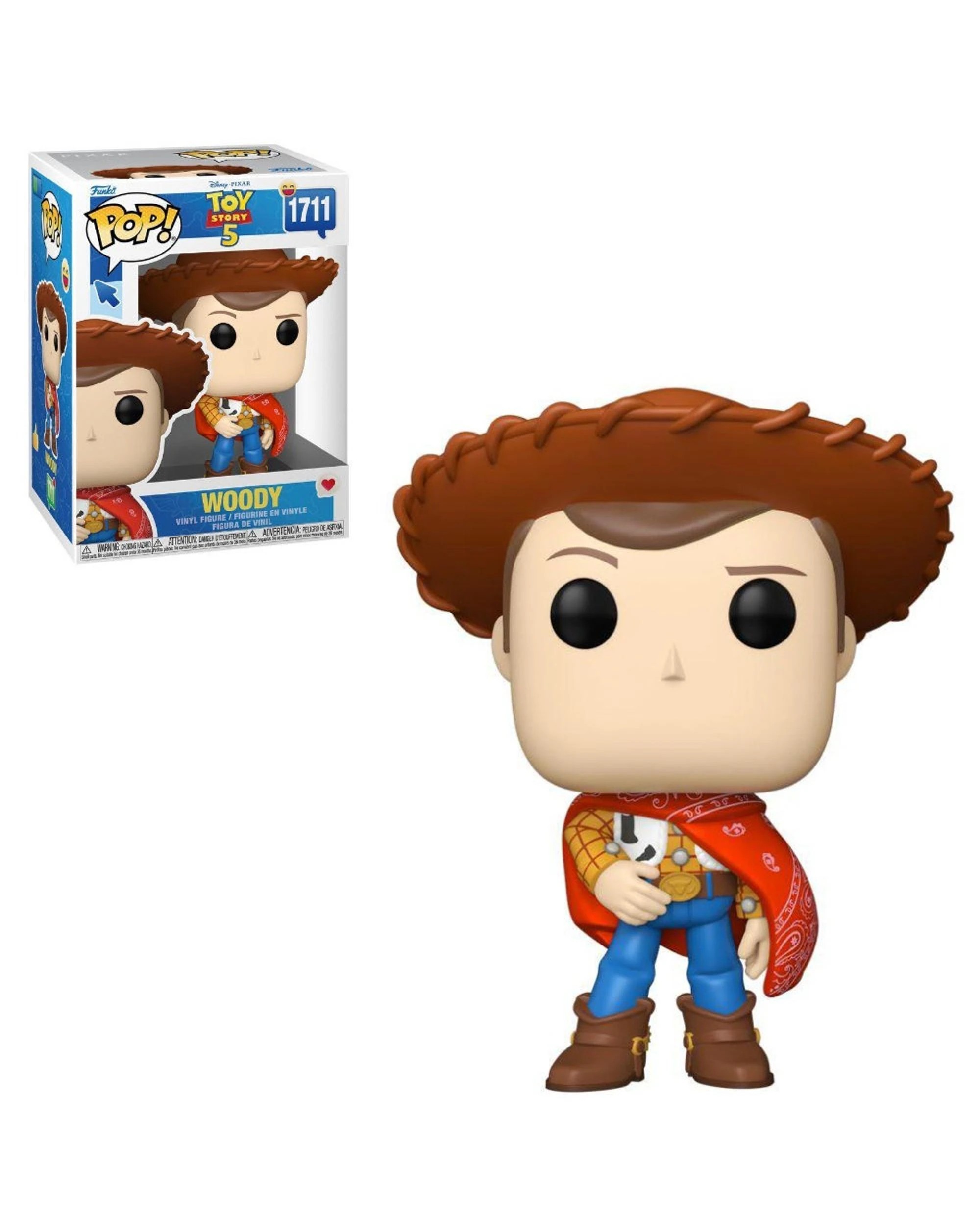 1 Disney Pixar Toy Story 5 Woody Funko POP! Vinyl, 1 of 3