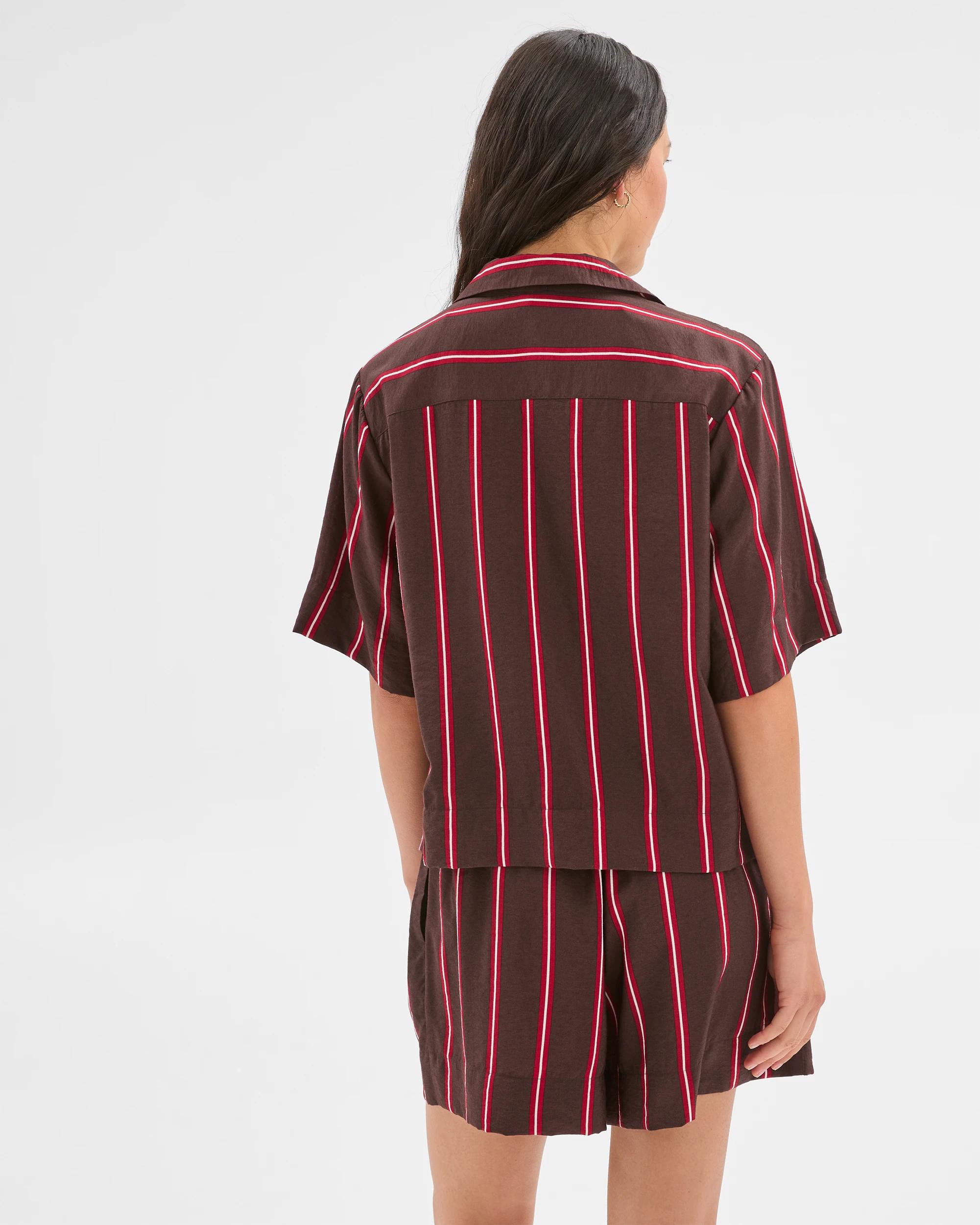 5 Target Popover Stripe Shirt SCARF PRINT, 5 of 5