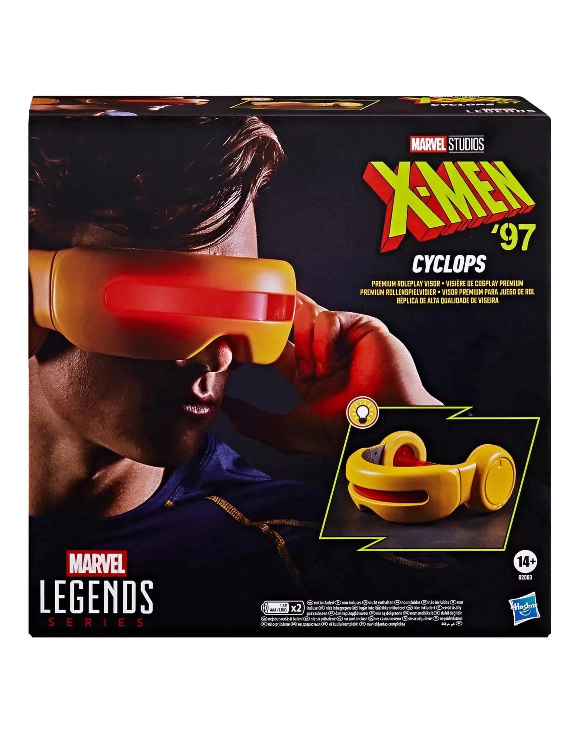 1 Marvel Legends Series X-Men 97' Cyclops Premium Roleplay Visor, 1 of 8