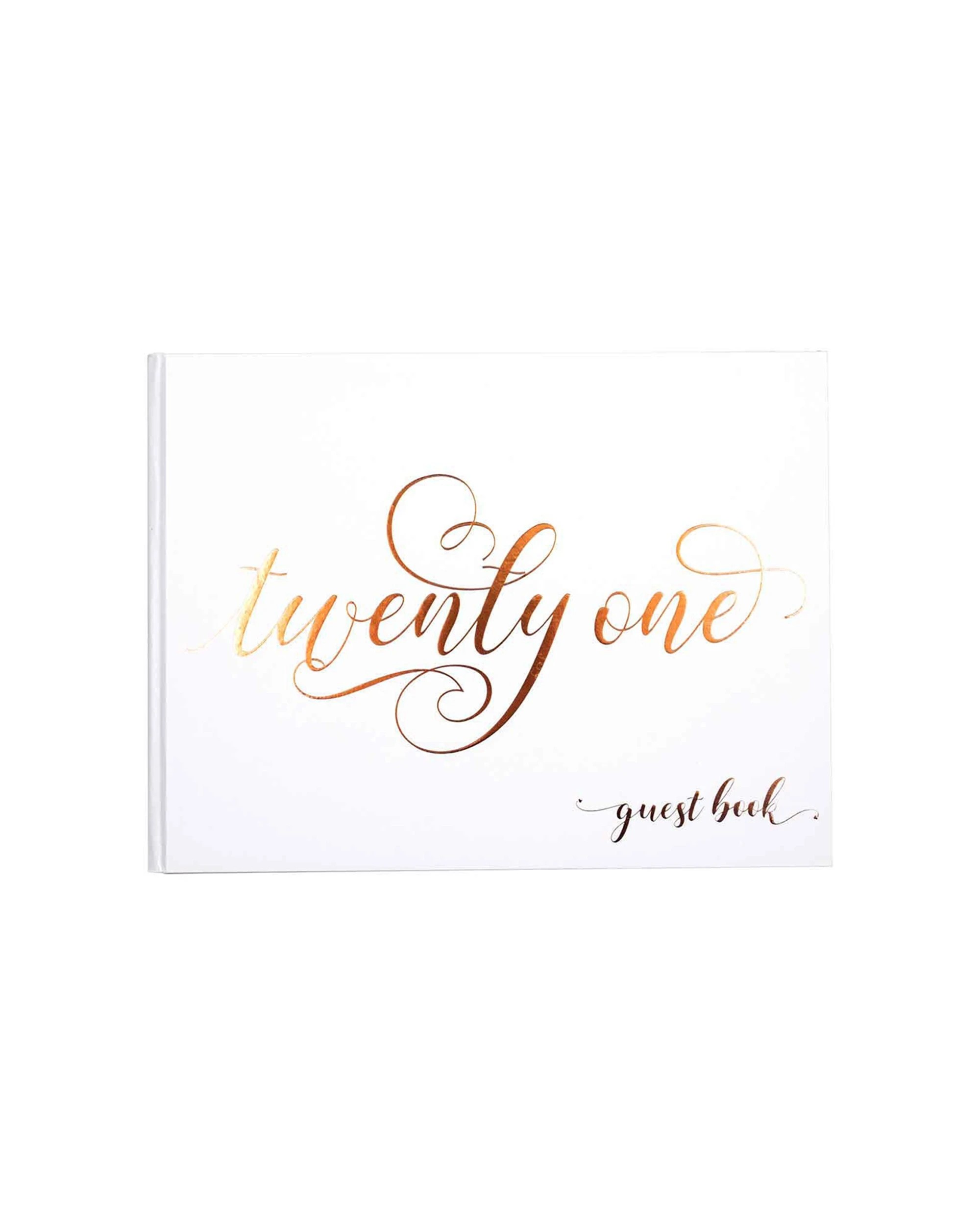 2 21st Birthday Signature Guest Book 23x18cm Novelty/keepsake - Gold, 2 of 3