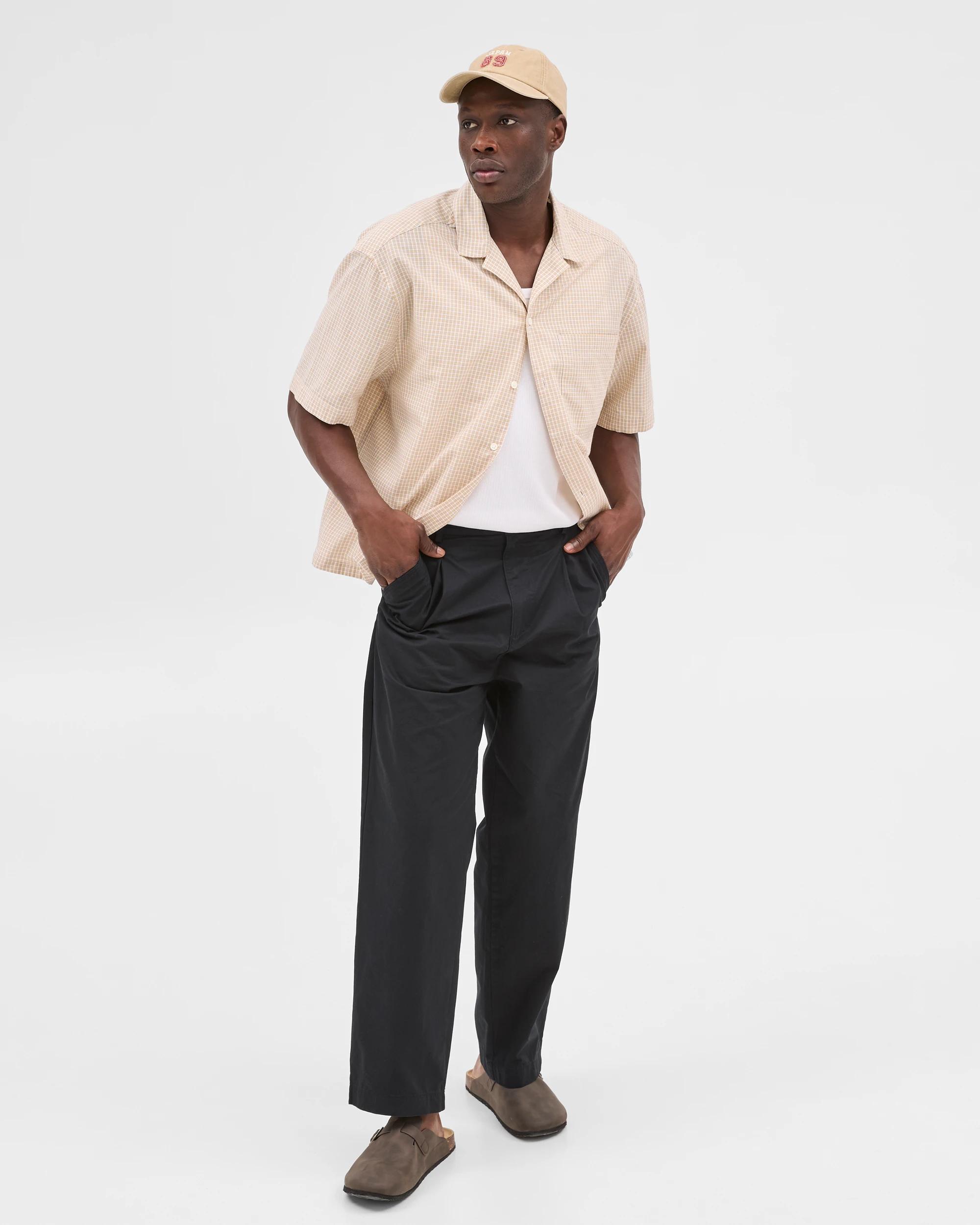 3 Commons Australian Cotton Rich Check Shirt CREAM, 3 of 7