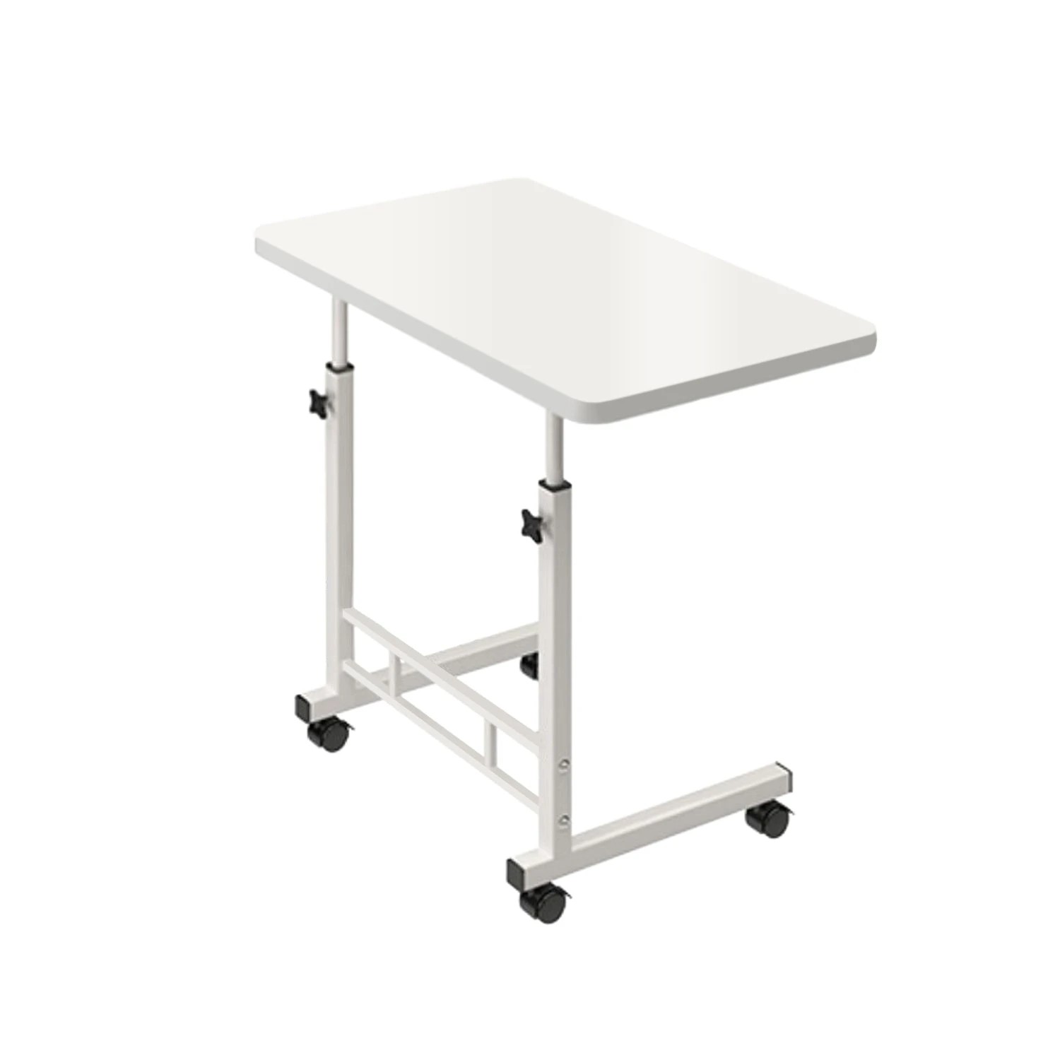 1 Foret Mobile Computer Bedside Study Desk Laptop Stand Adjustable Portable White, 1 of 6