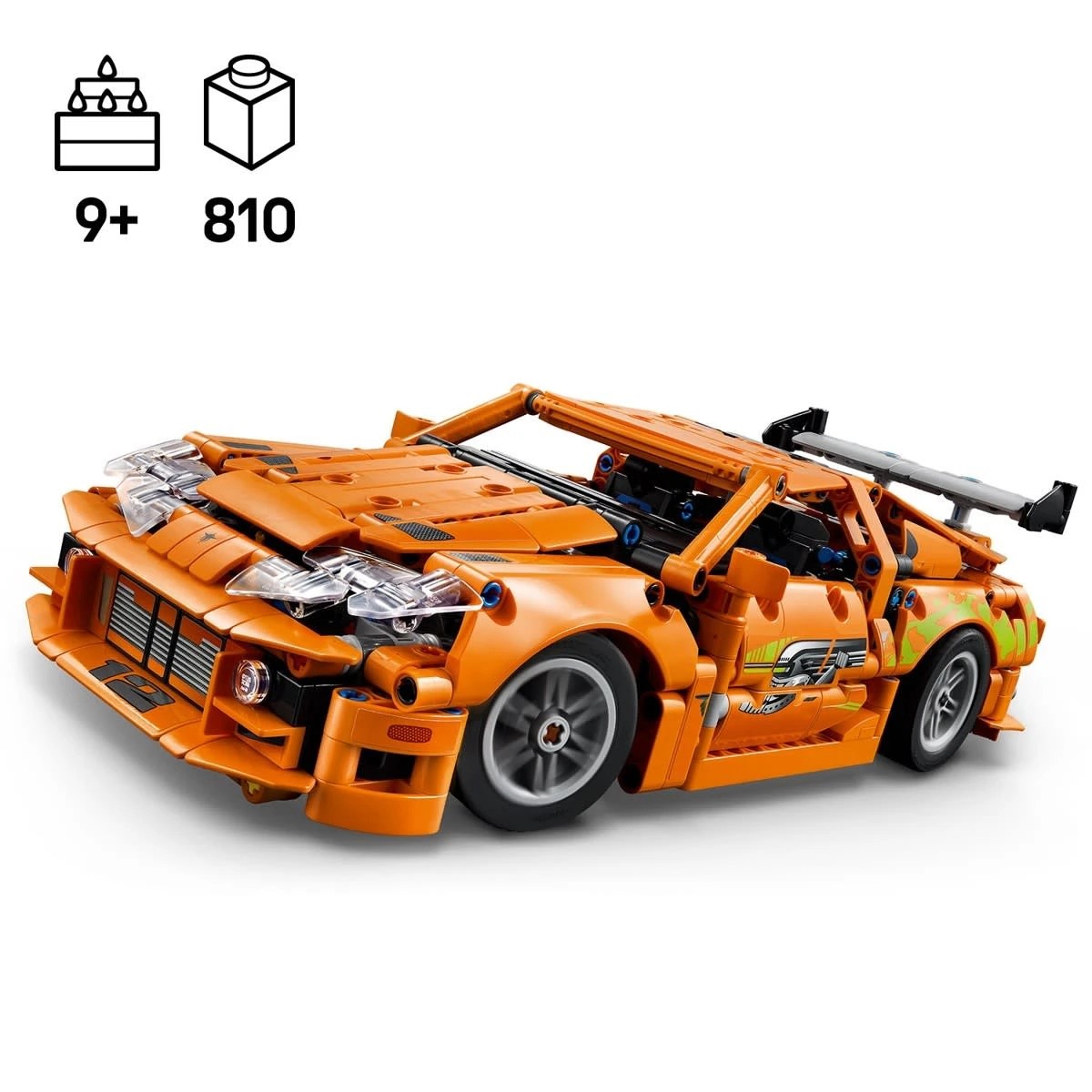 9 LEGO Technic Fast and Furious Toyota Supra MK4 42204, 9 of 10