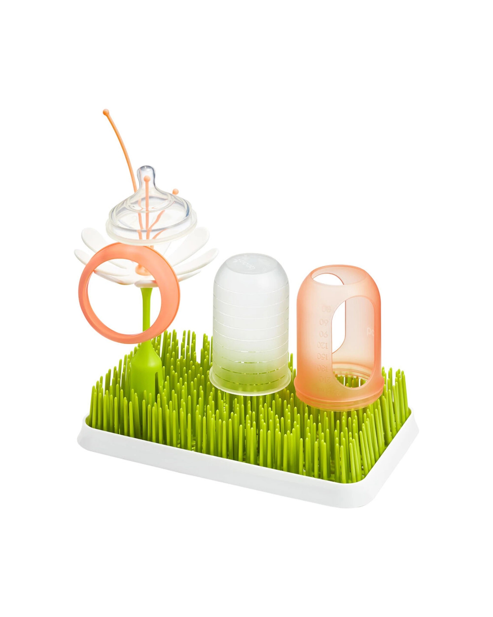 6 Boon Turf Counter Top Dish Bottle Drying Rack 2PK 17x27cm - Green, 6 of 6