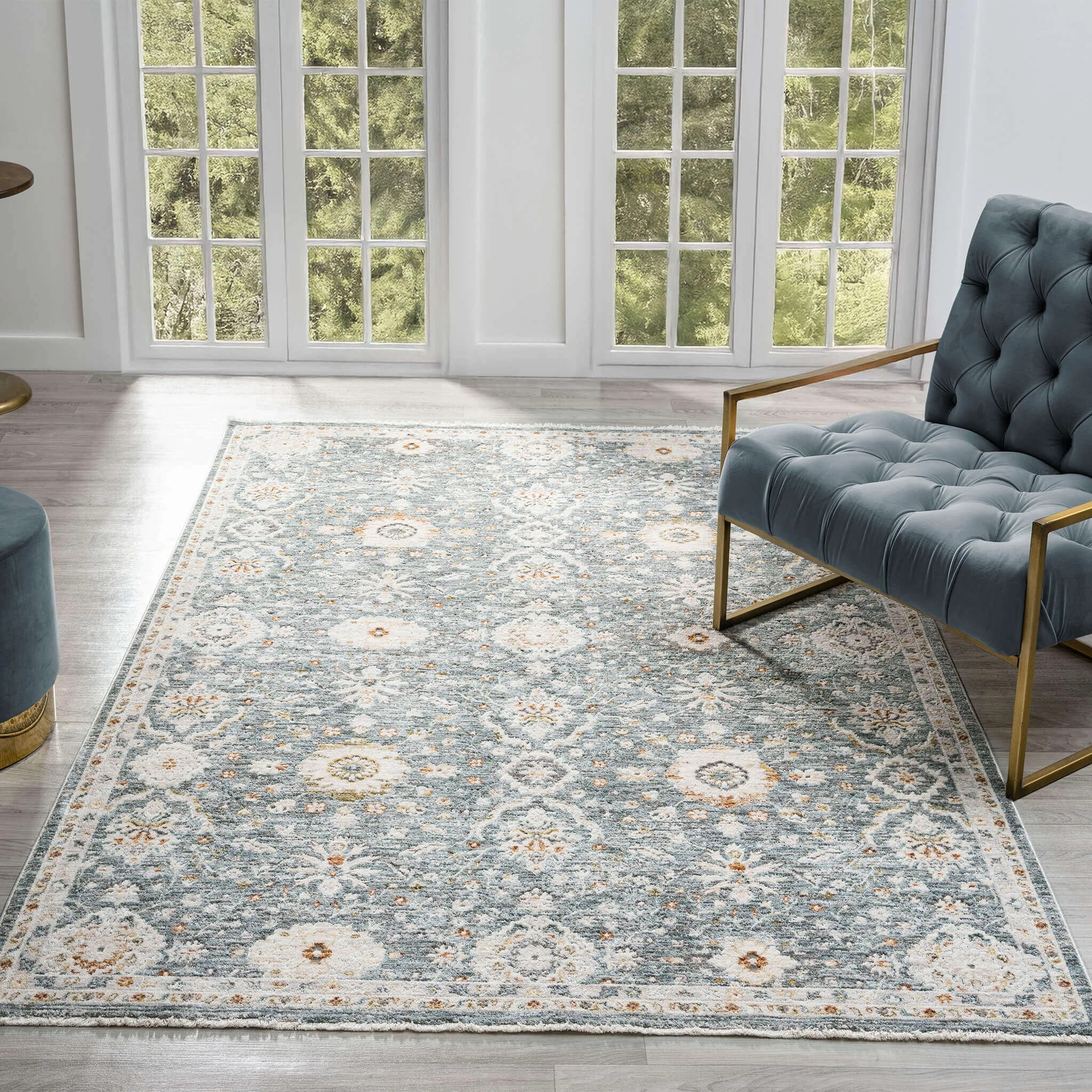 2 La Grace Home Adelia Premium Rug - 160x230cm - Denim, 2 of 10