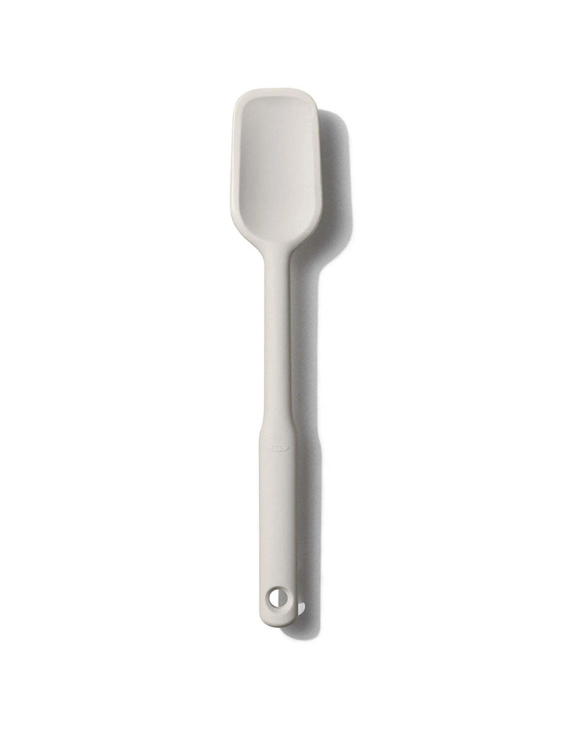 1 Oxo 25cm Silicone Spoon Spatula Kitchen Baking Utensil Flexible Heat-Resist - White, 1 of 1