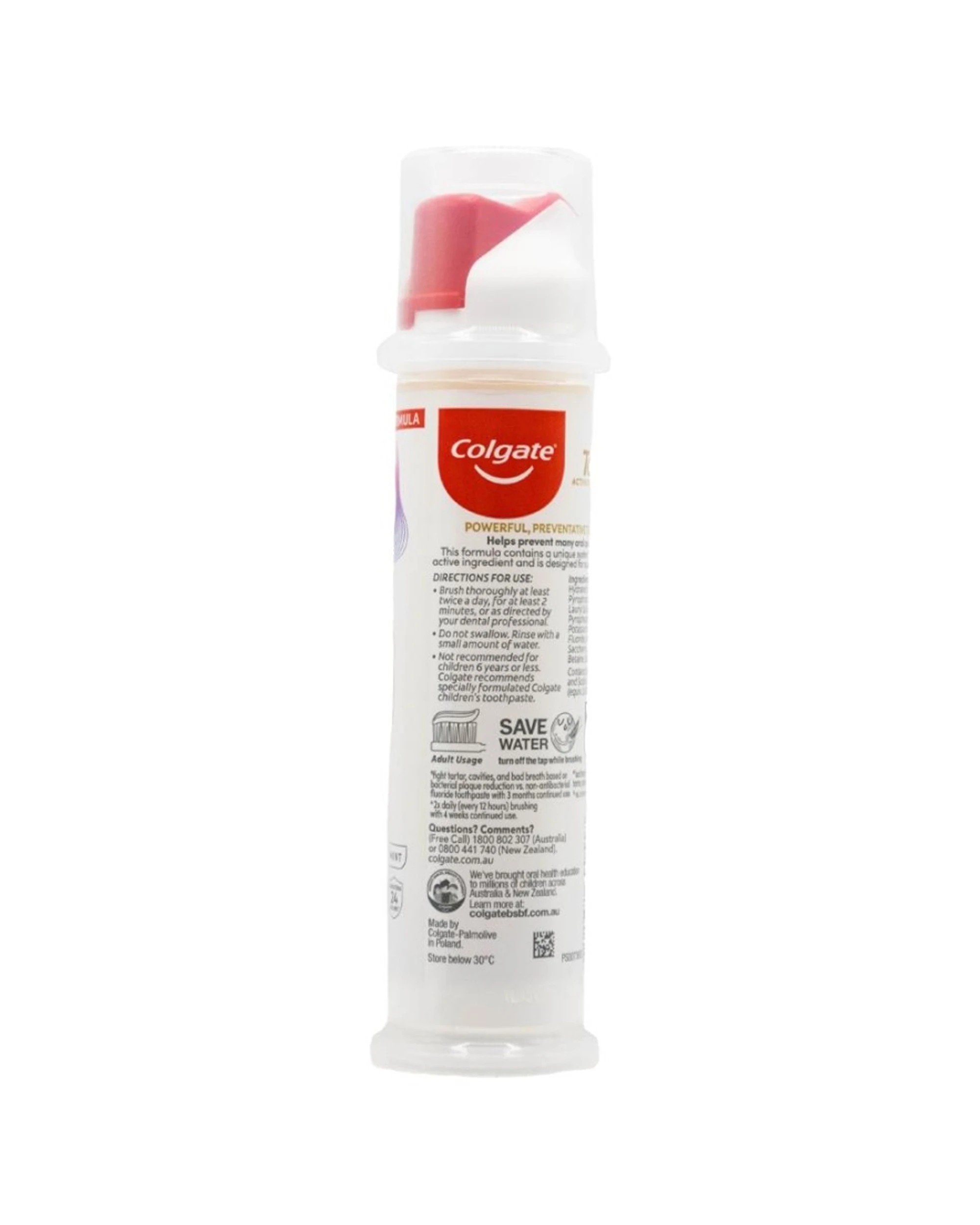3 Colgate 12PK Colgate Total Active Prevention Pump Toothpaste 130g Clean Fresh Oral Care - Multi, 3 of 3